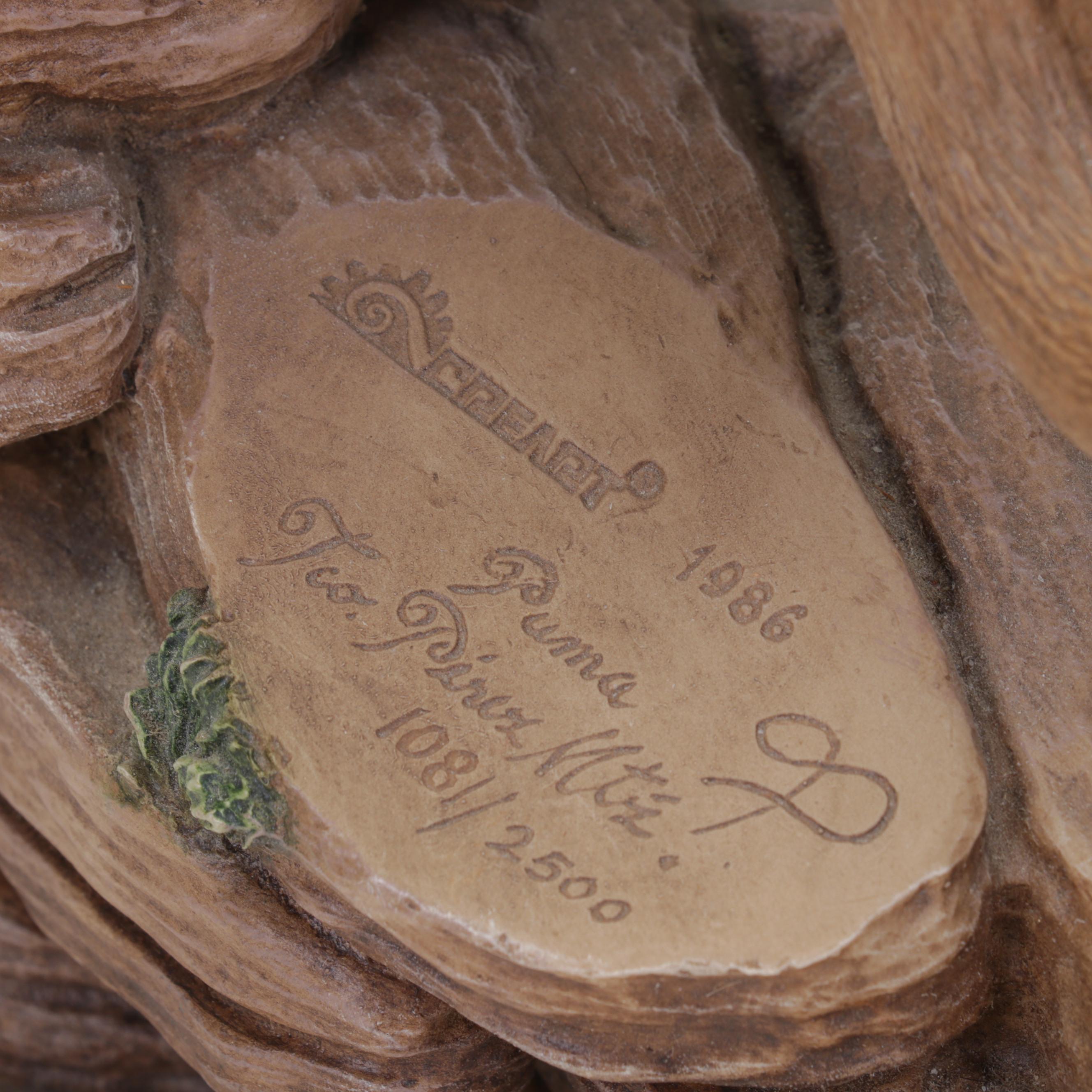 CreArt and Keith Sandulak Composite Sculptures"Polar Dreams" and "Puma"