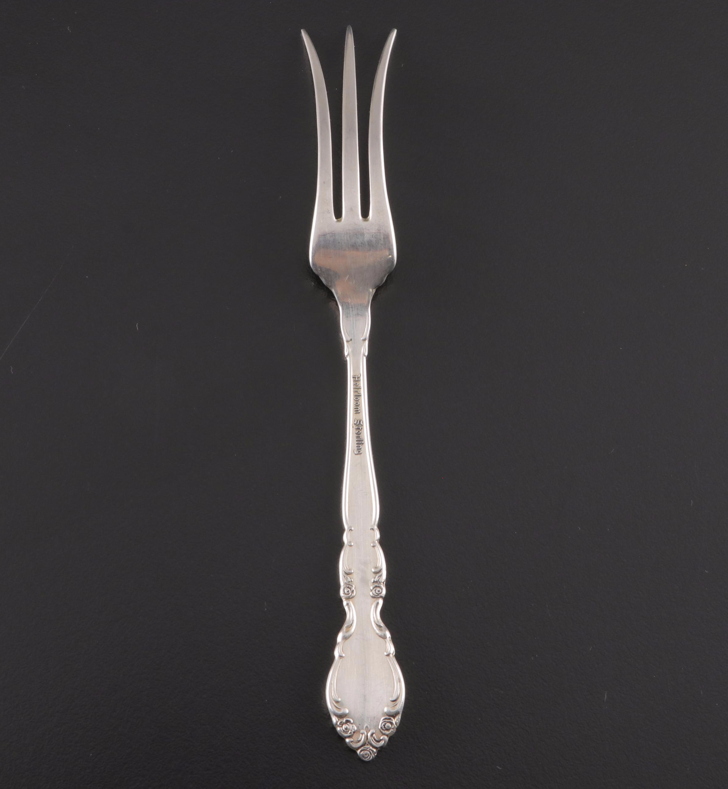 Heirloom with Other Sterling and Silver Plate Serving Utensils