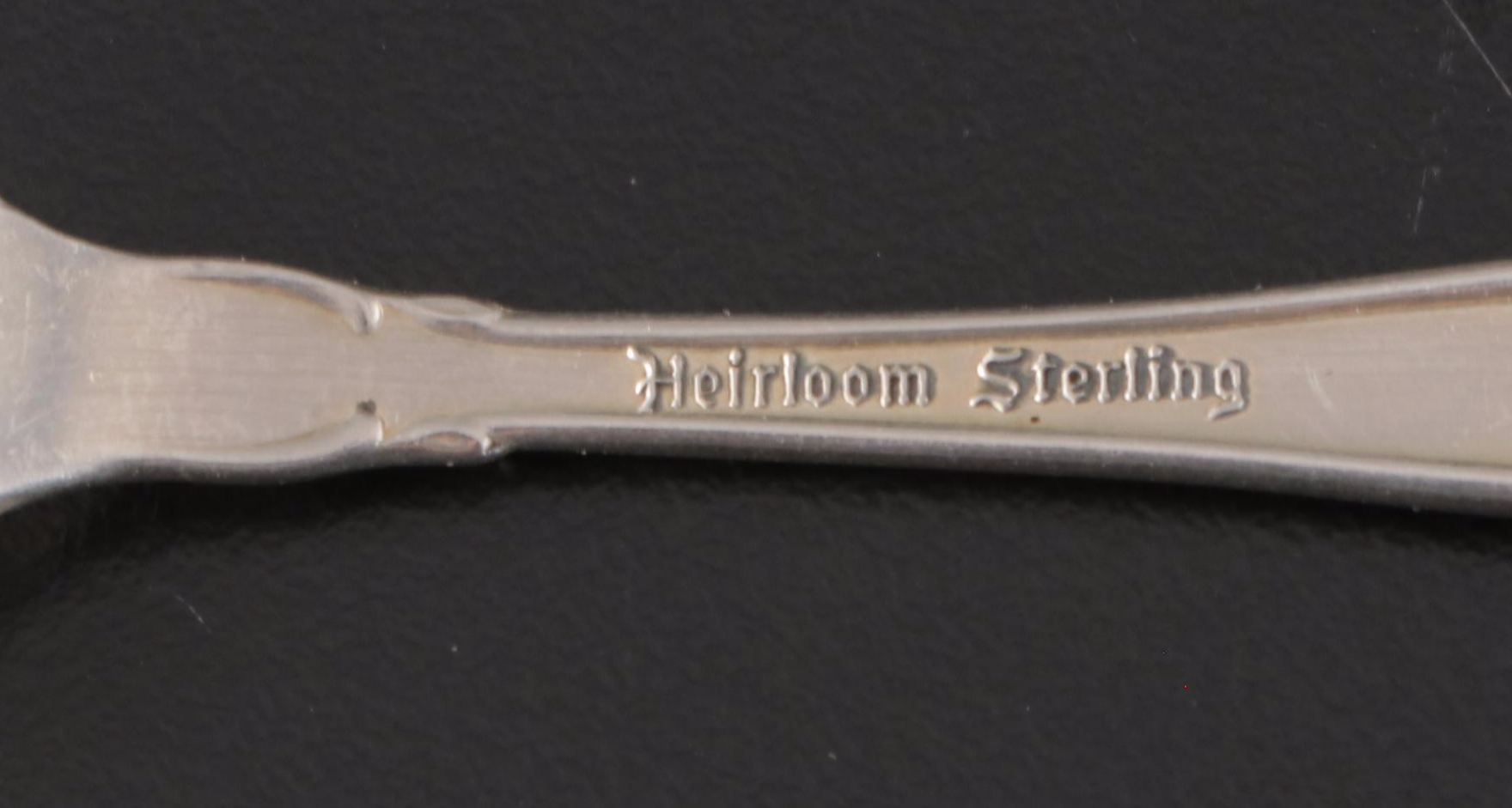 Heirloom with Other Sterling and Silver Plate Serving Utensils