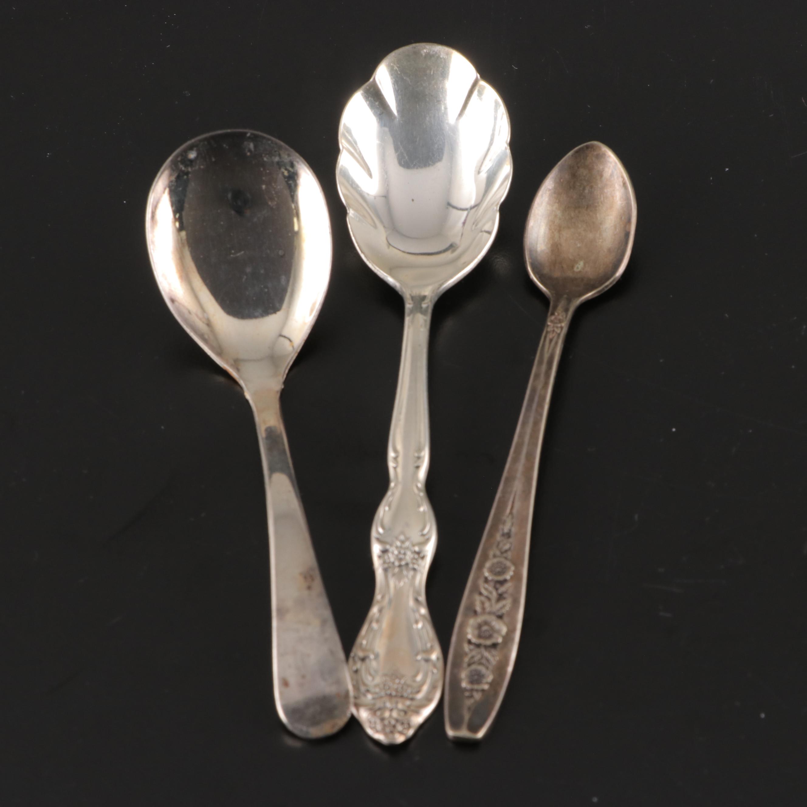 Heirloom with Other Sterling and Silver Plate Serving Utensils