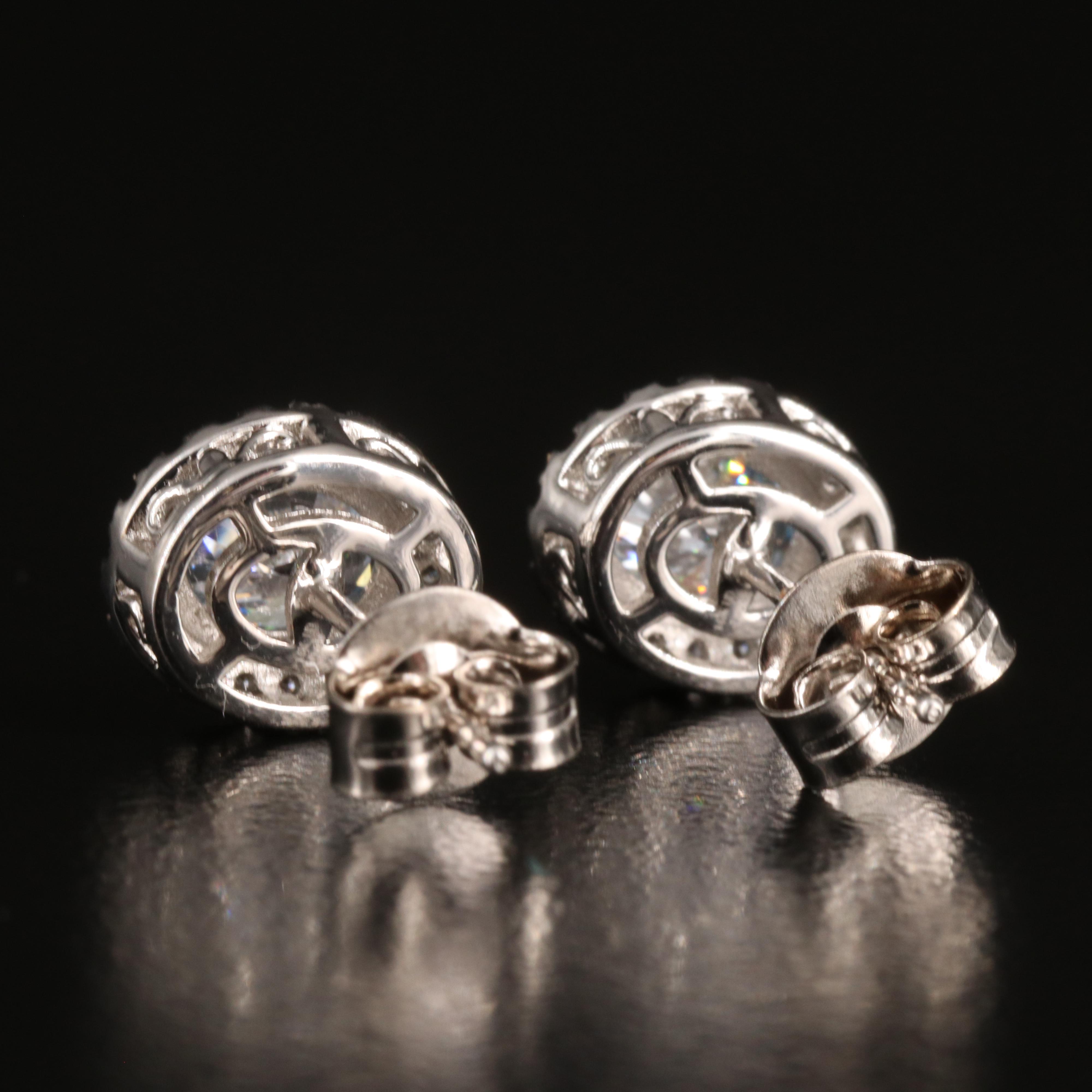 14K 1.36 CTW Lab Grown Diamond Stud Earrings