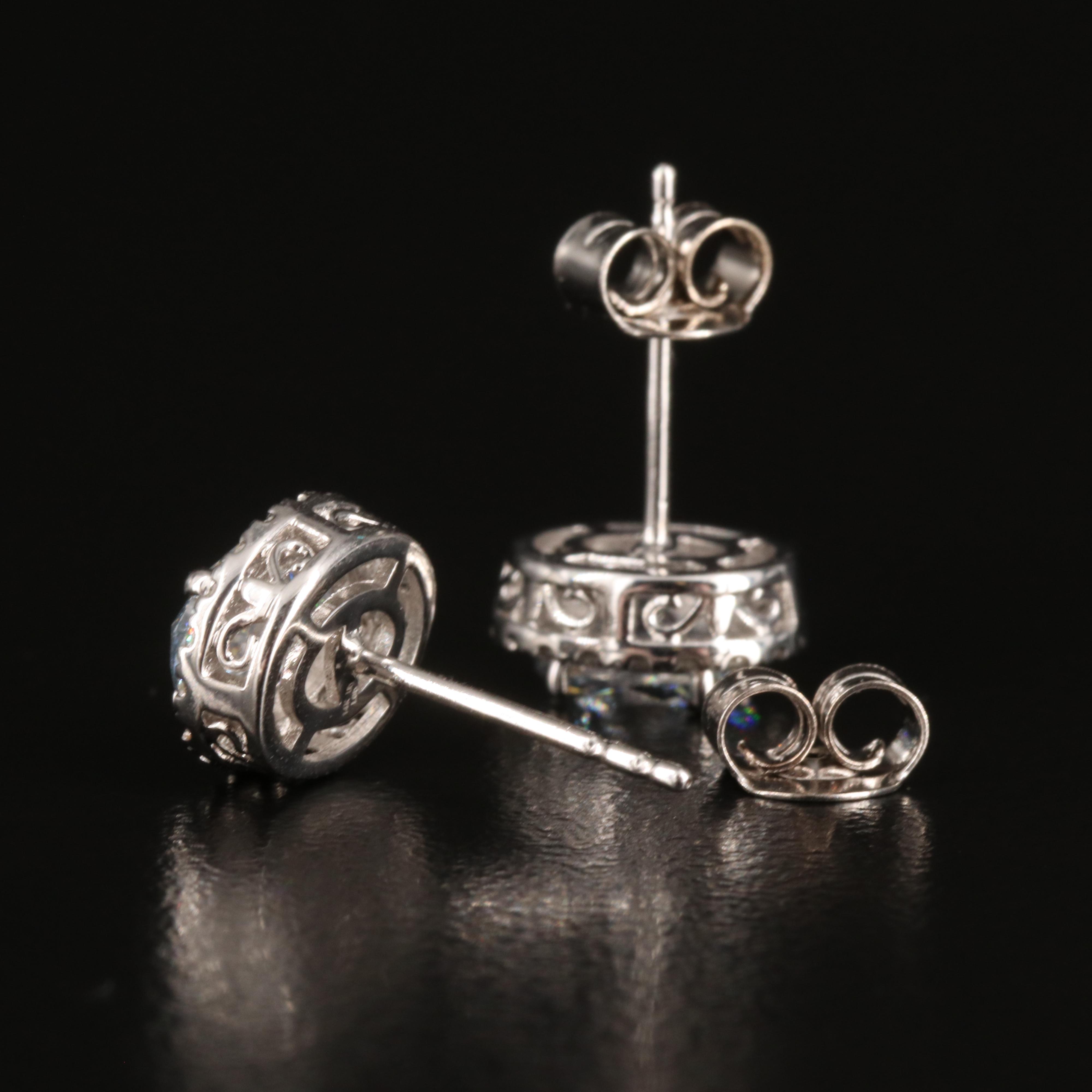 14K 1.36 CTW Lab Grown Diamond Stud Earrings