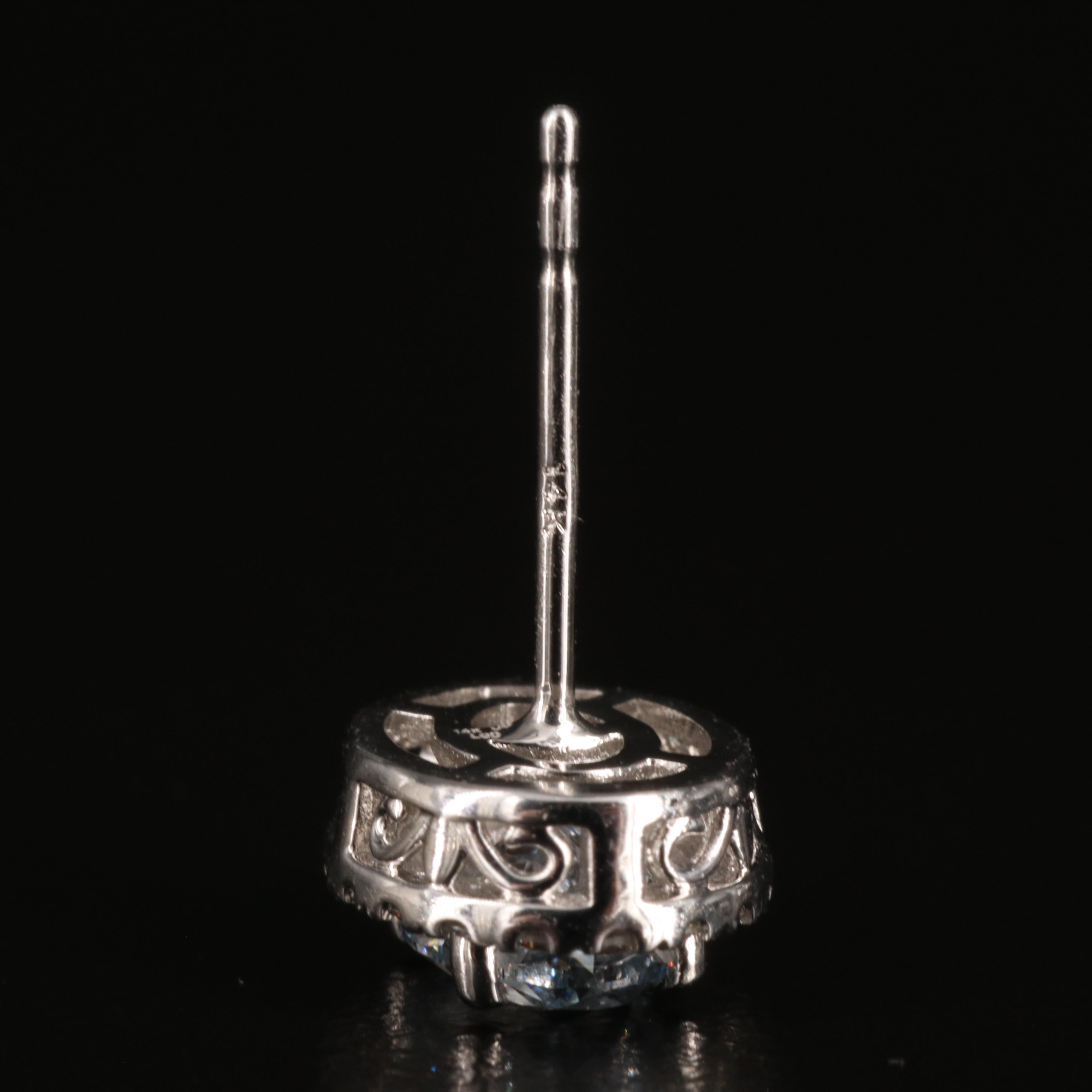 14K 1.36 CTW Lab Grown Diamond Stud Earrings