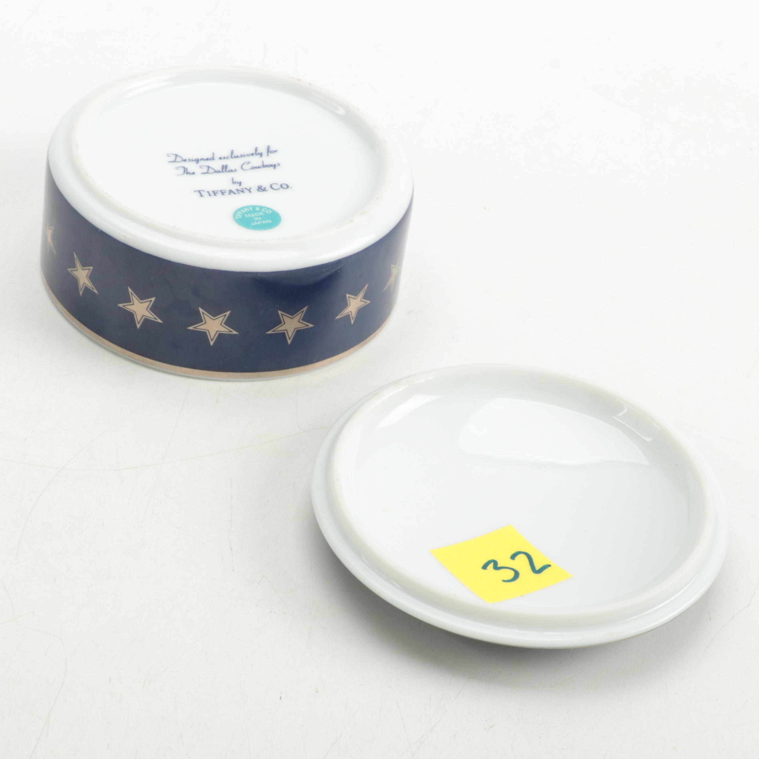 Tiffany & Co. Dallas Cowboys World Champions Porcelain Trinket Box