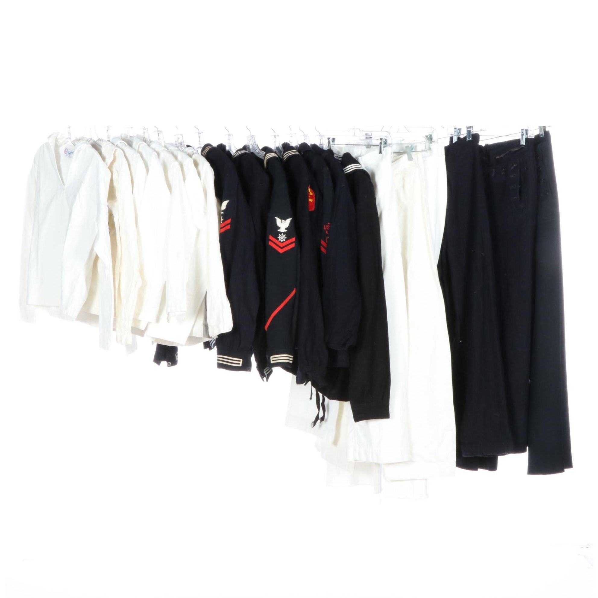 WWII Era U.S. Navy and U.S.M.S. Service Dress and Undress Uniforms