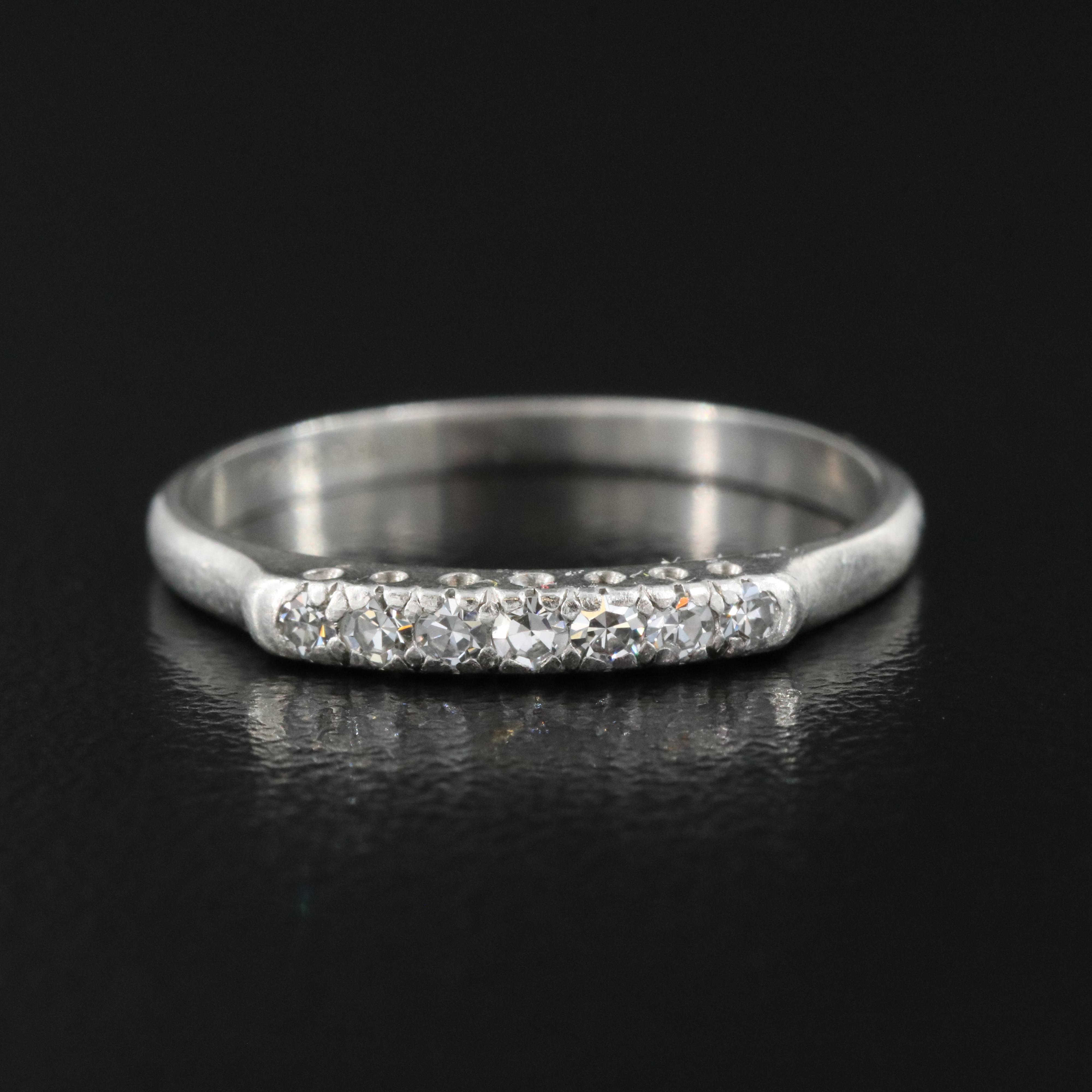 Platinum 0.15 CTW Diamond Ring