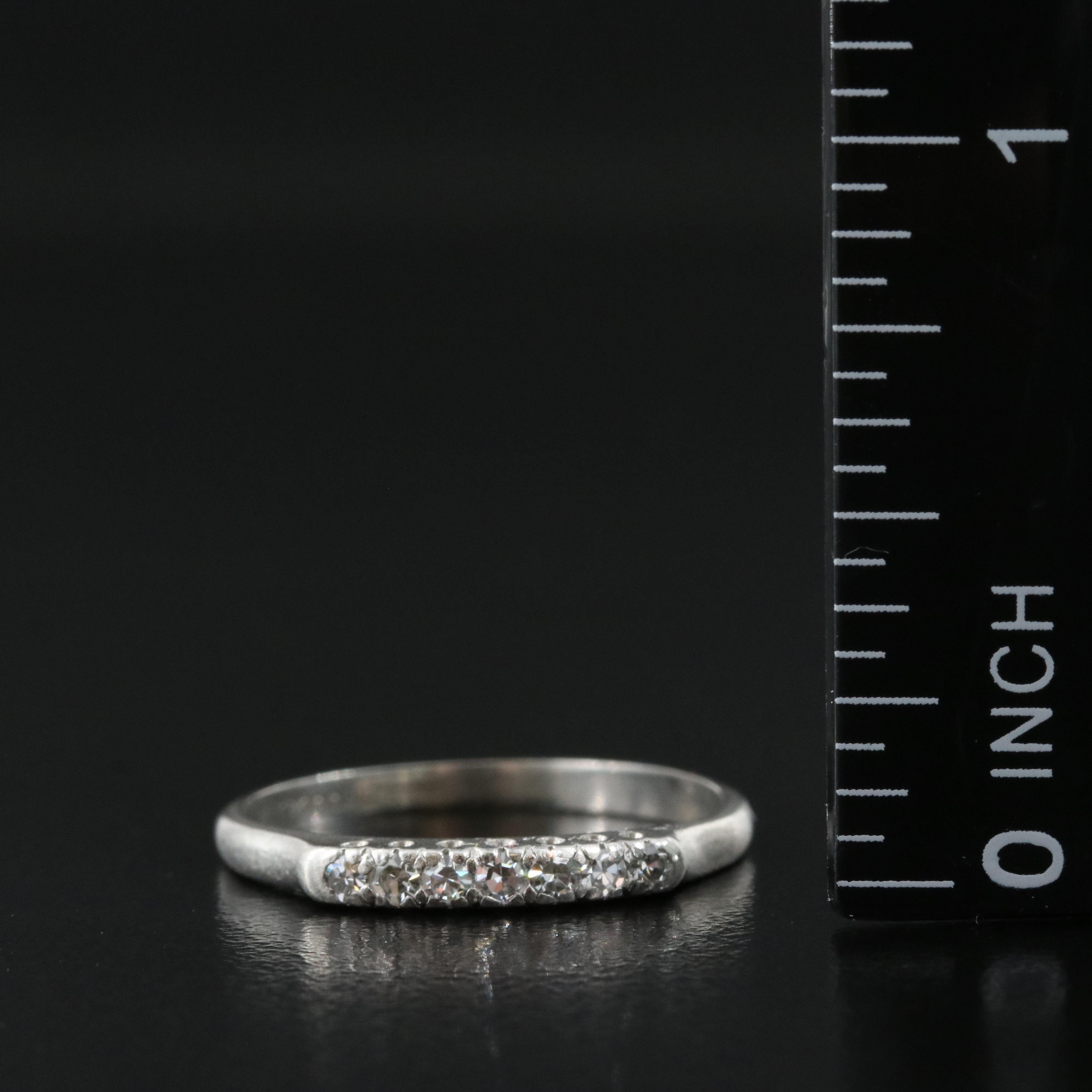 Platinum 0.15 CTW Diamond Ring