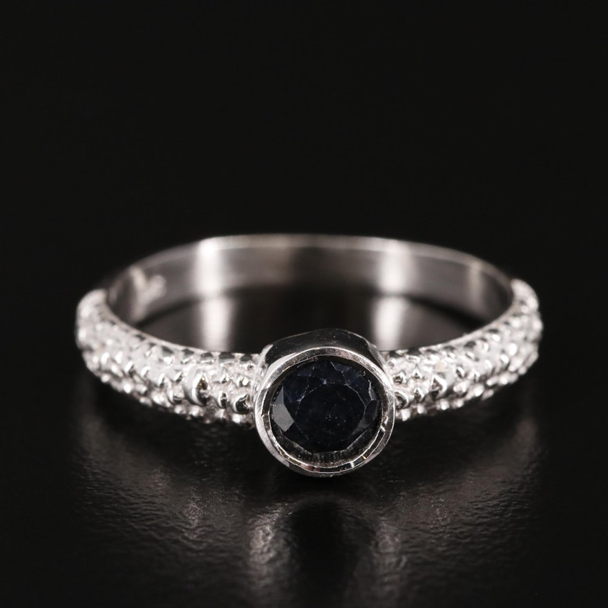 Sterling Sapphire Ring