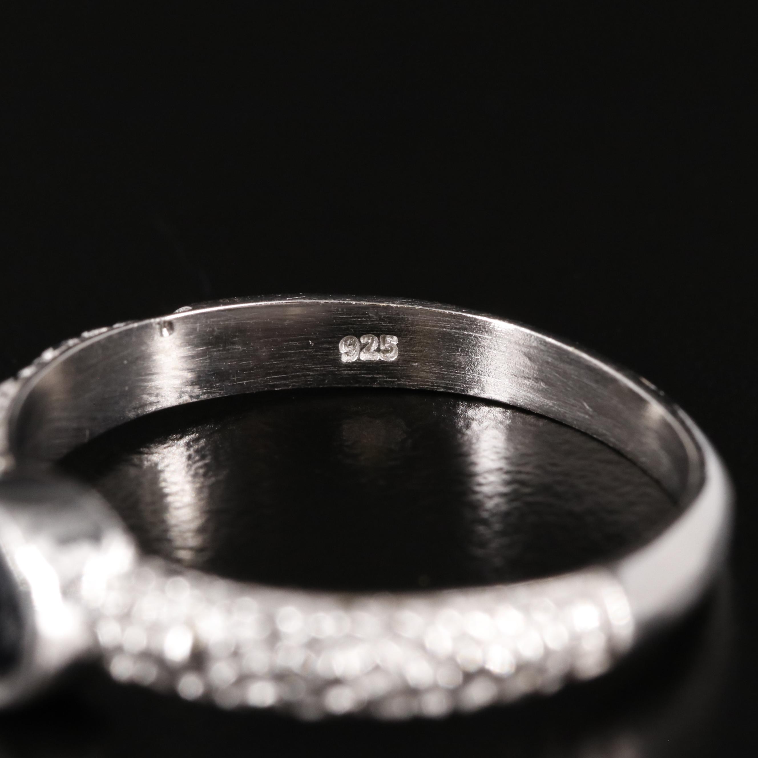 Sterling Sapphire Ring