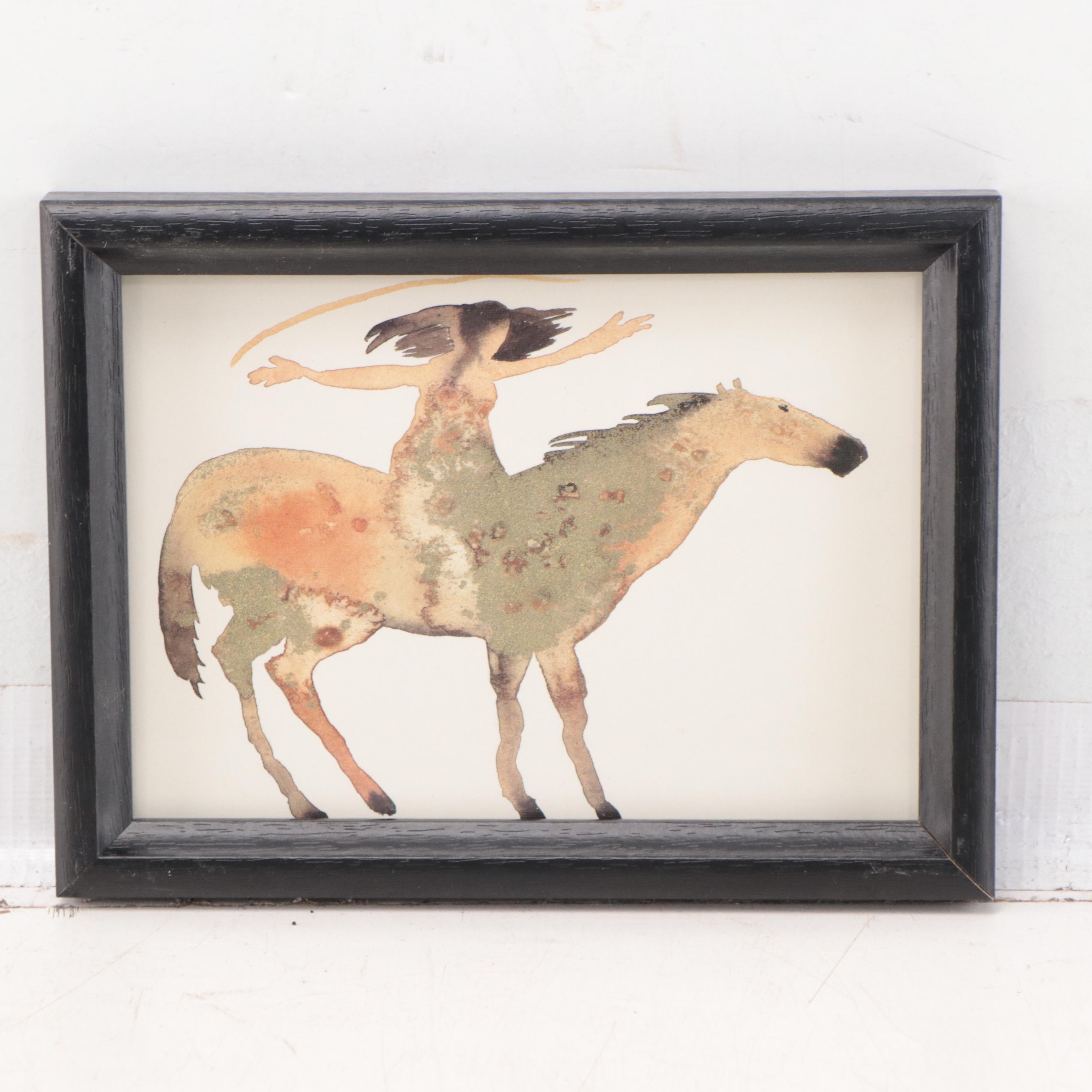 Offset Lithographs of Southwestern Scenes After Carol Grigg