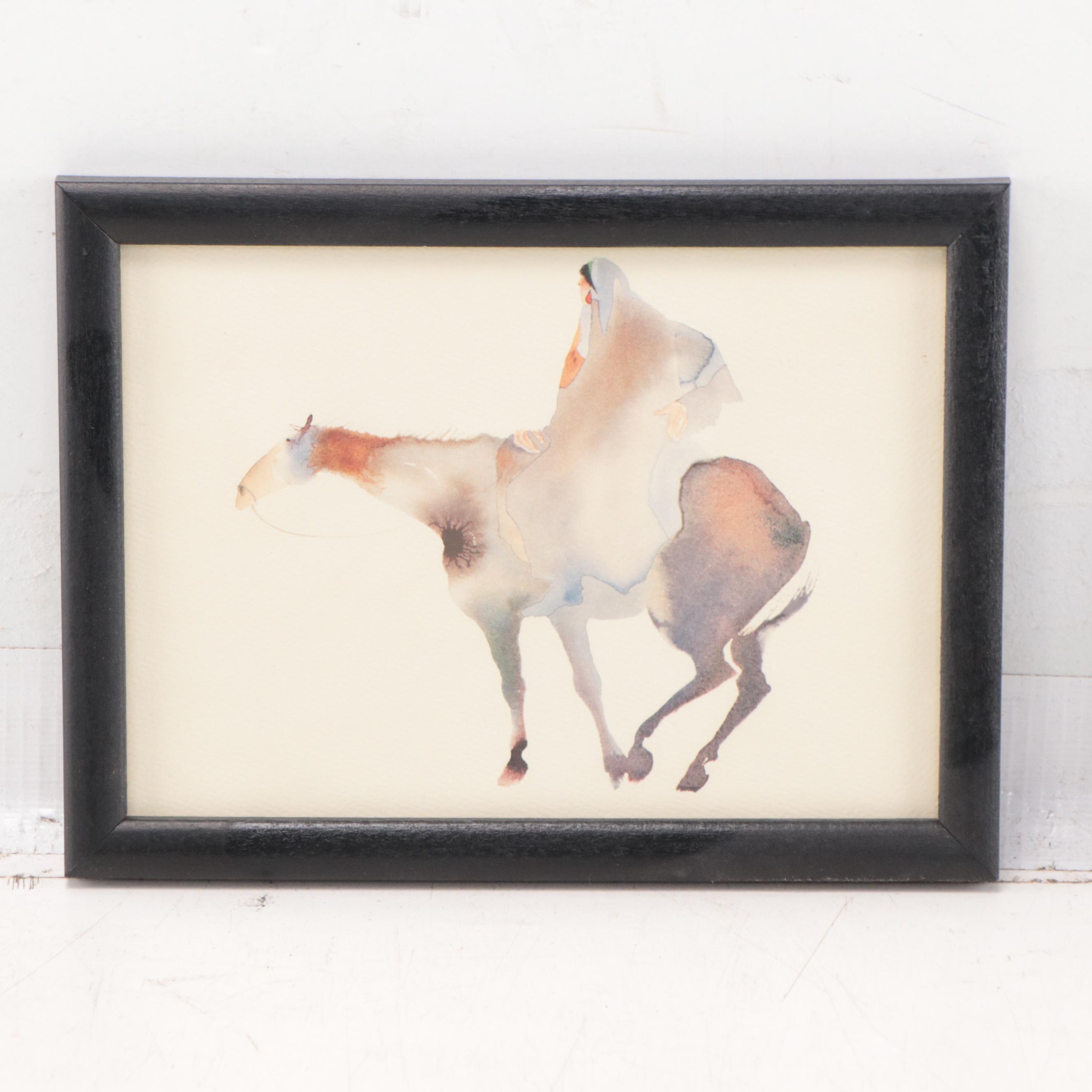 Offset Lithographs of Southwestern Scenes After Carol Grigg