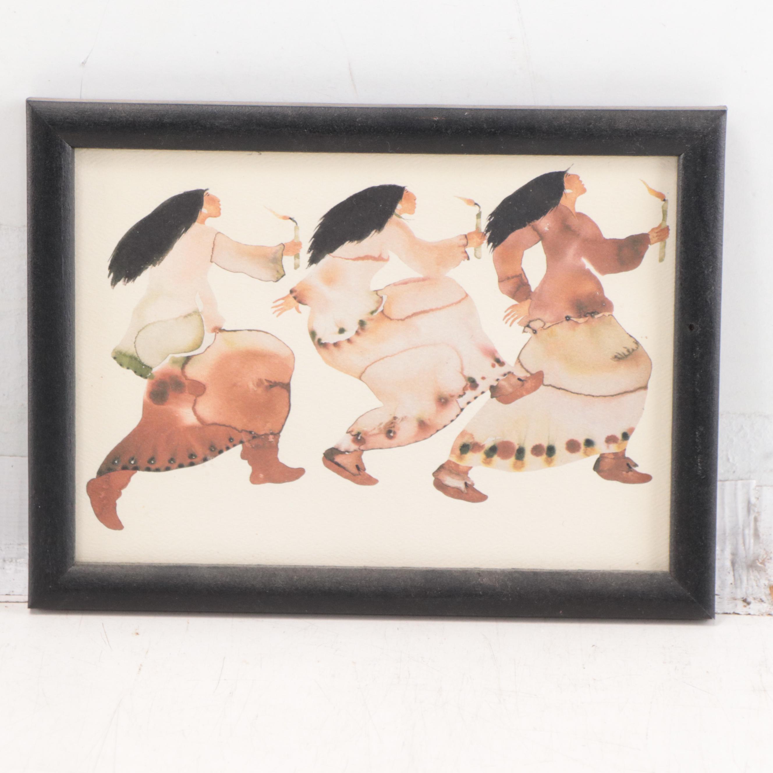 Offset Lithographs of Southwestern Scenes After Carol Grigg