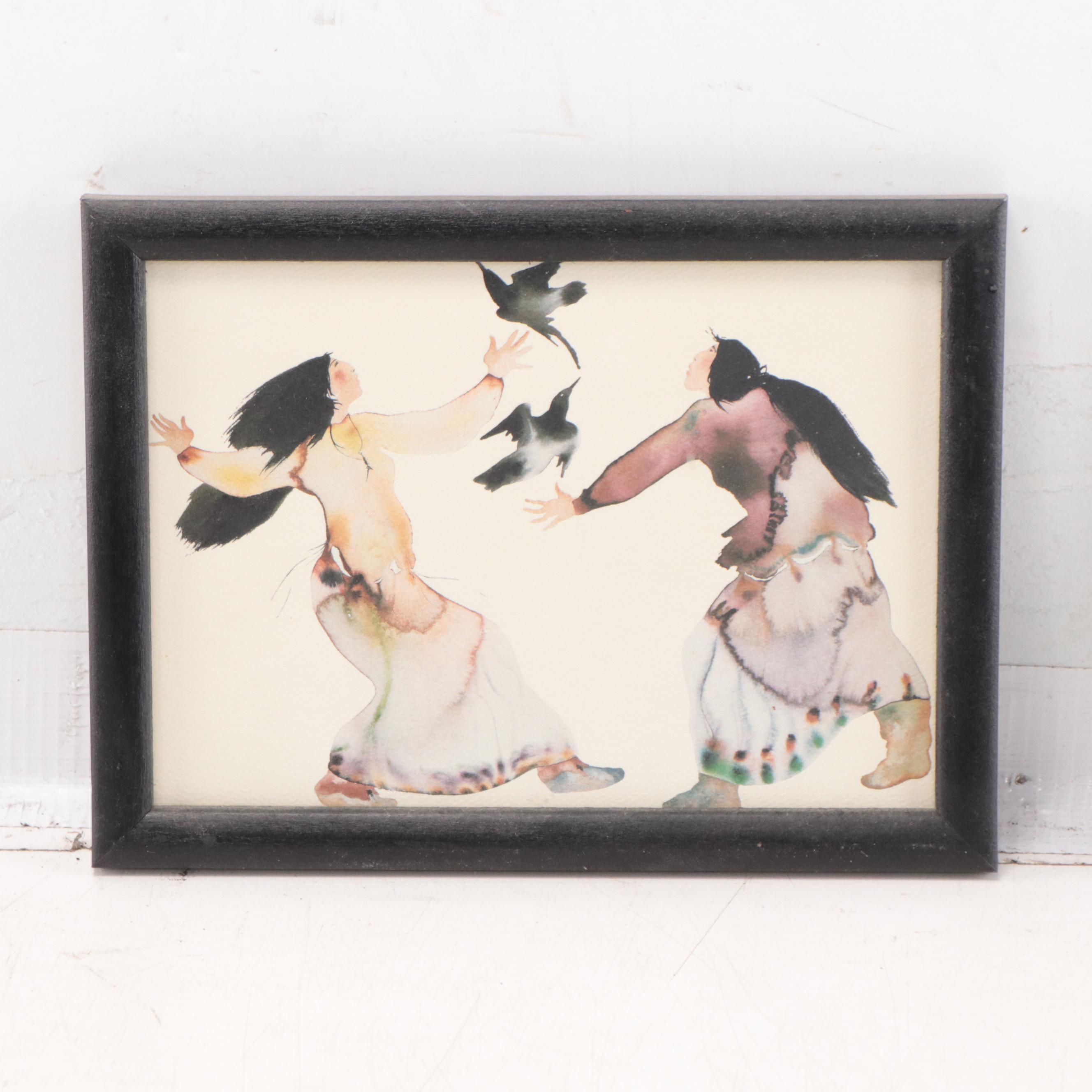 Offset Lithographs of Southwestern Scenes After Carol Grigg