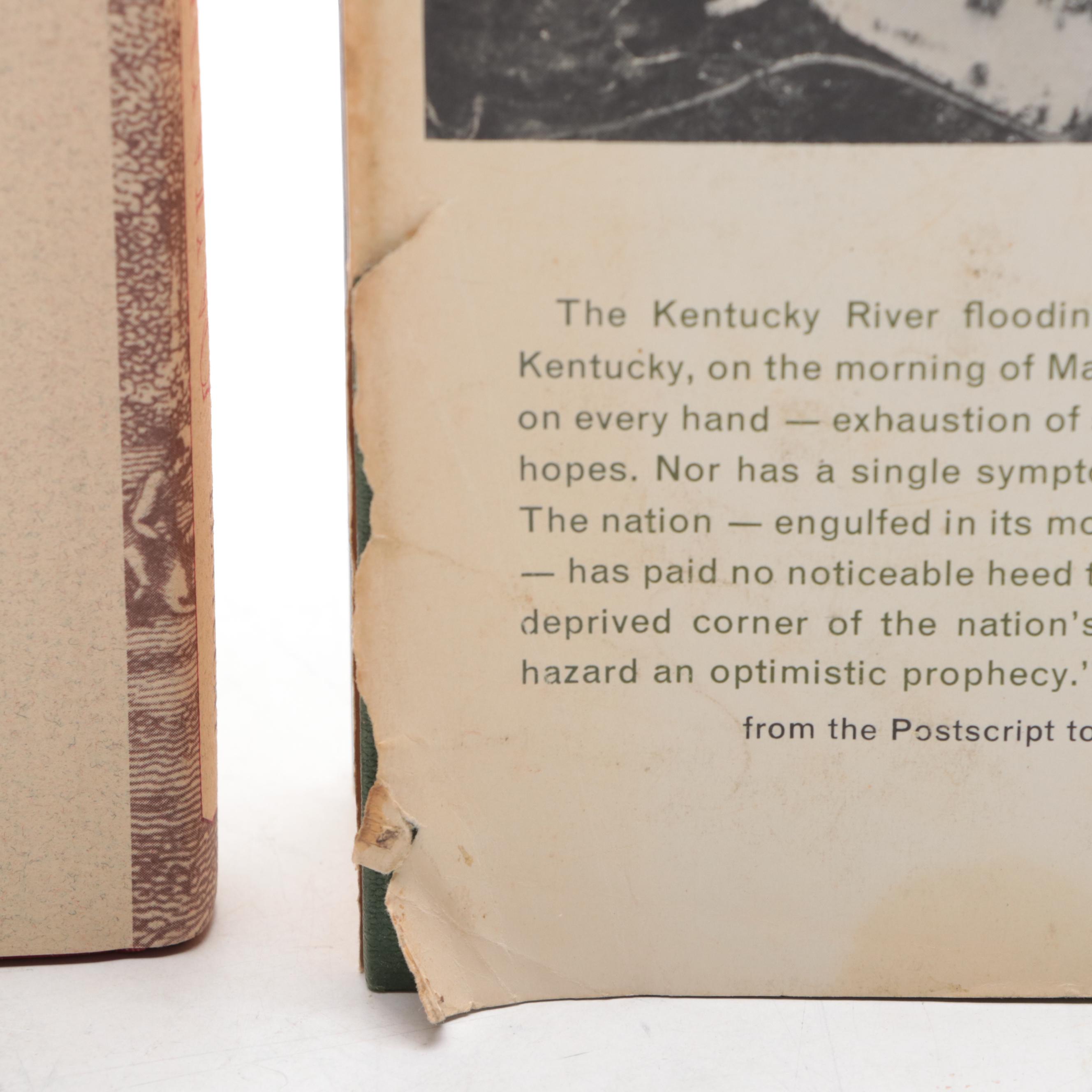 Signed "Night Comes to the Cumberlands" and "Hounds in the Morning"