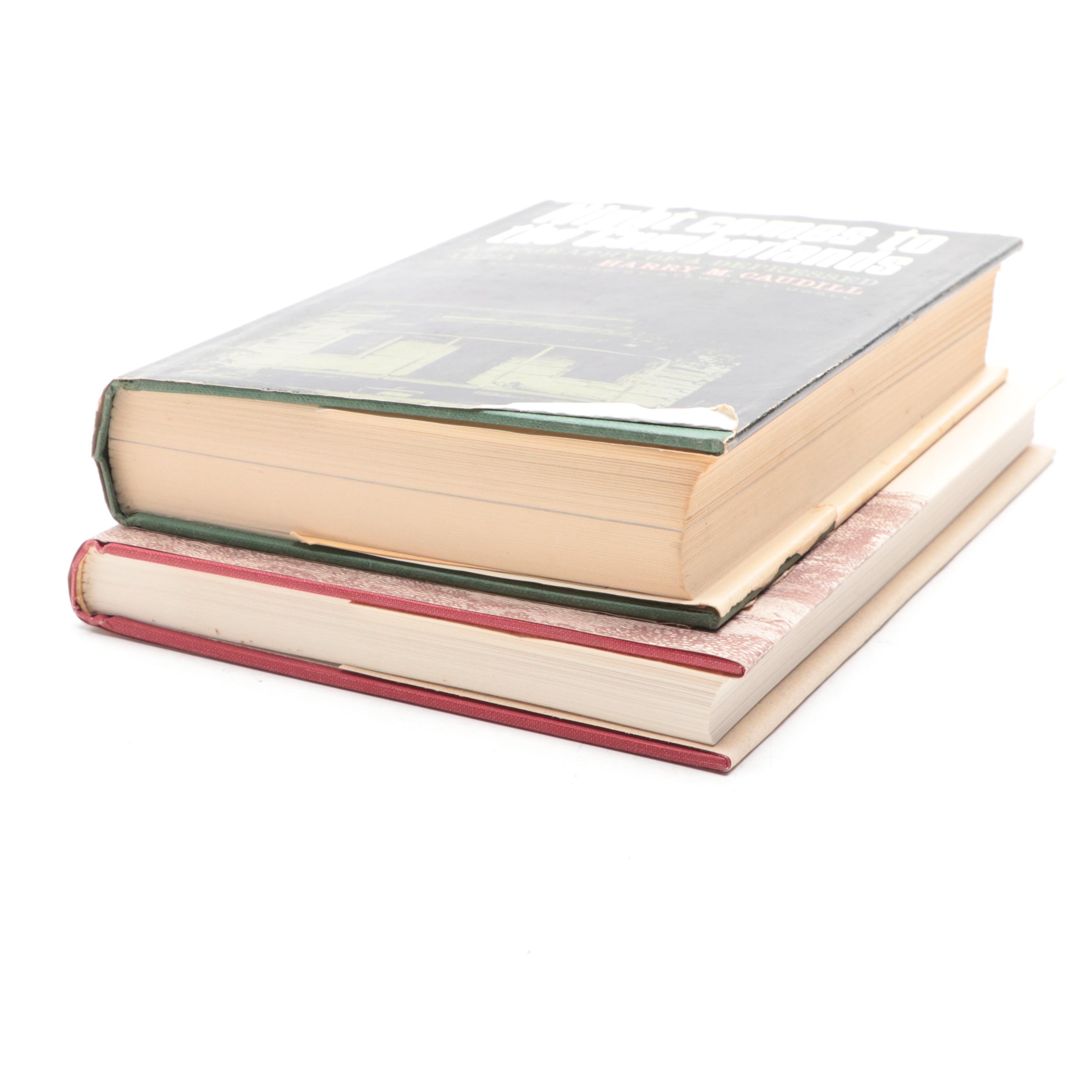 Signed "Night Comes to the Cumberlands" and "Hounds in the Morning"