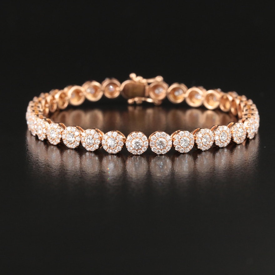 18K 5.25 CTW Diamond Bracelet