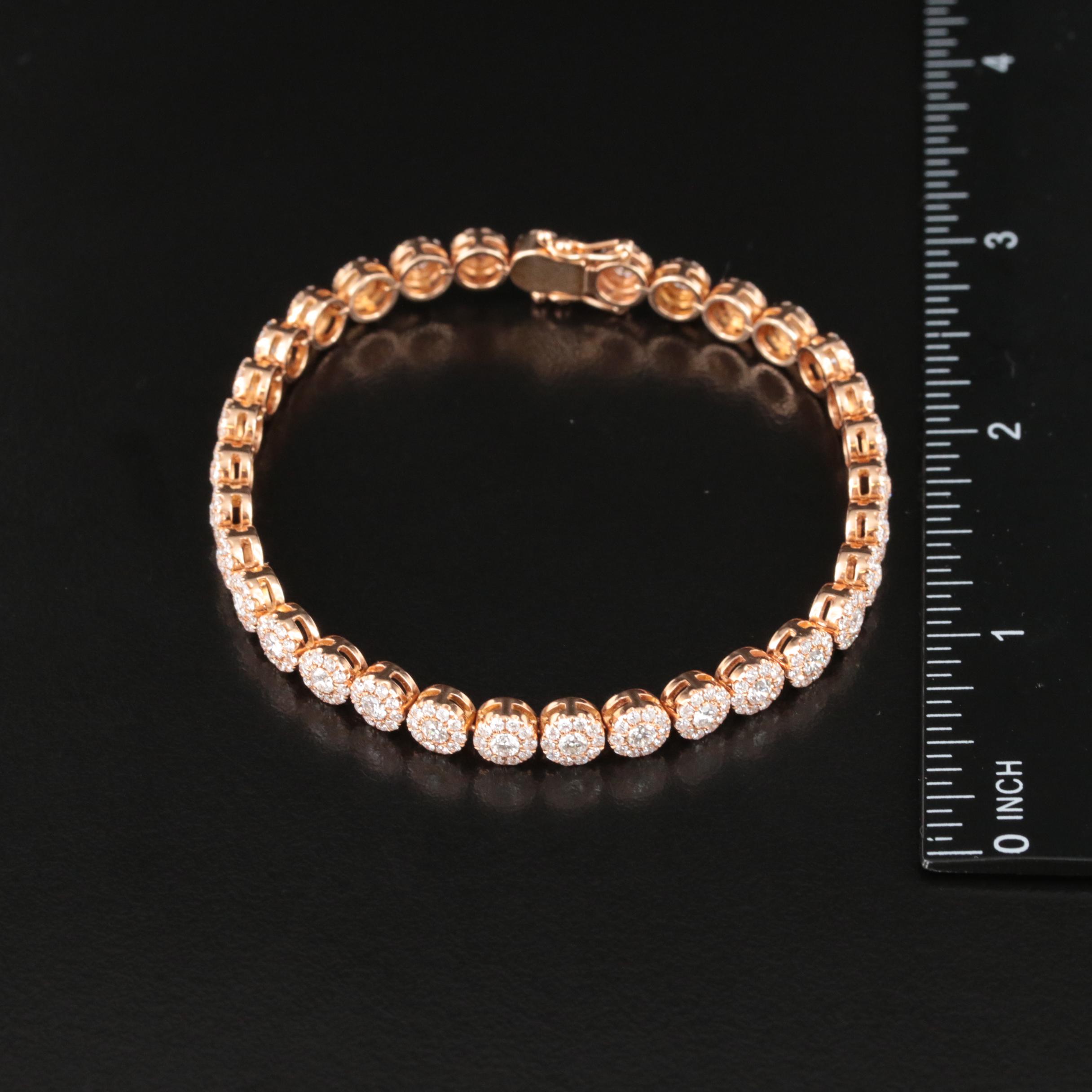 18K 5.25 CTW Diamond Bracelet