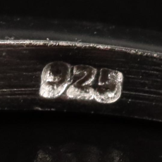 Sterling Sapphire Solitaire Ring