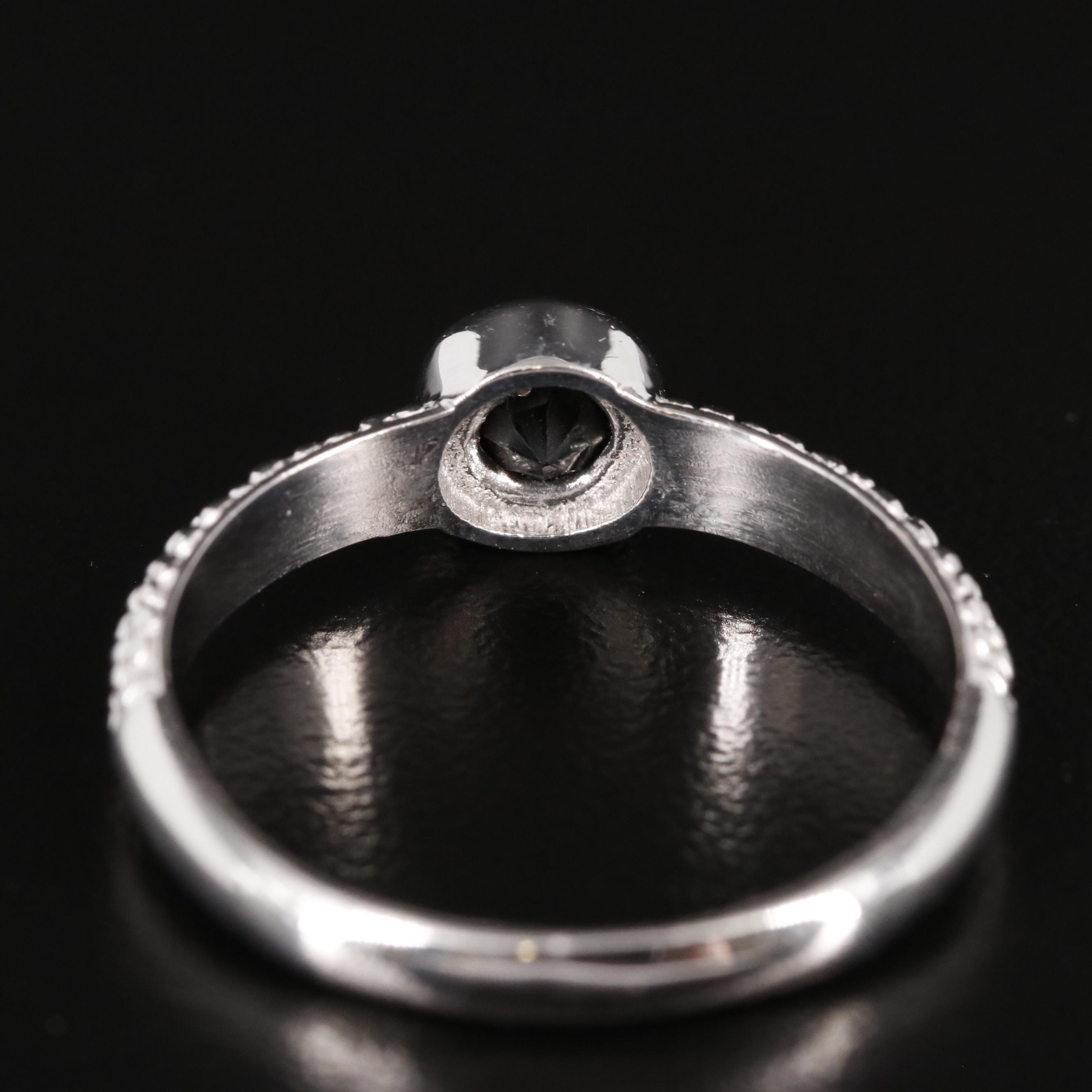 Sterling Sapphire Ring