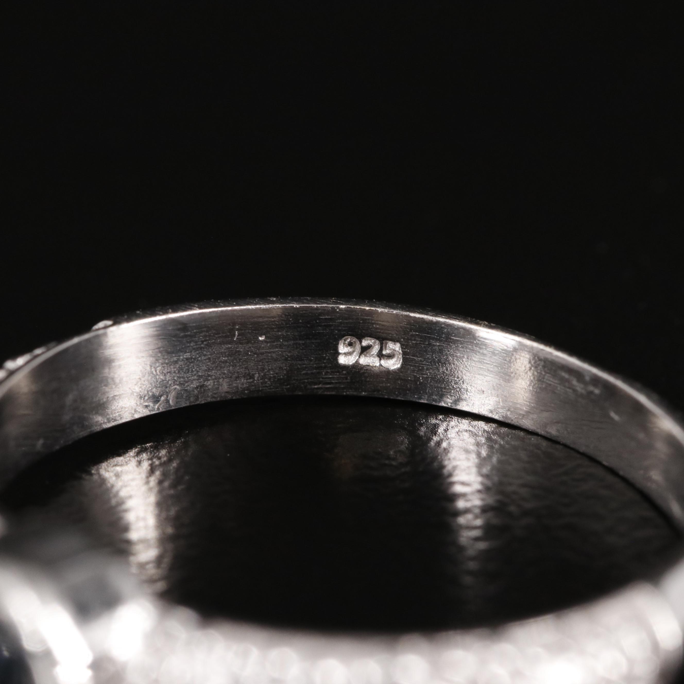 Sterling Sapphire Ring