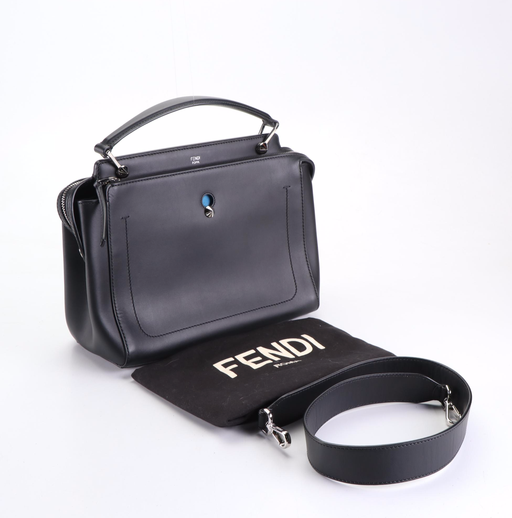 Fendi DotCom Leather Two-Way Bag