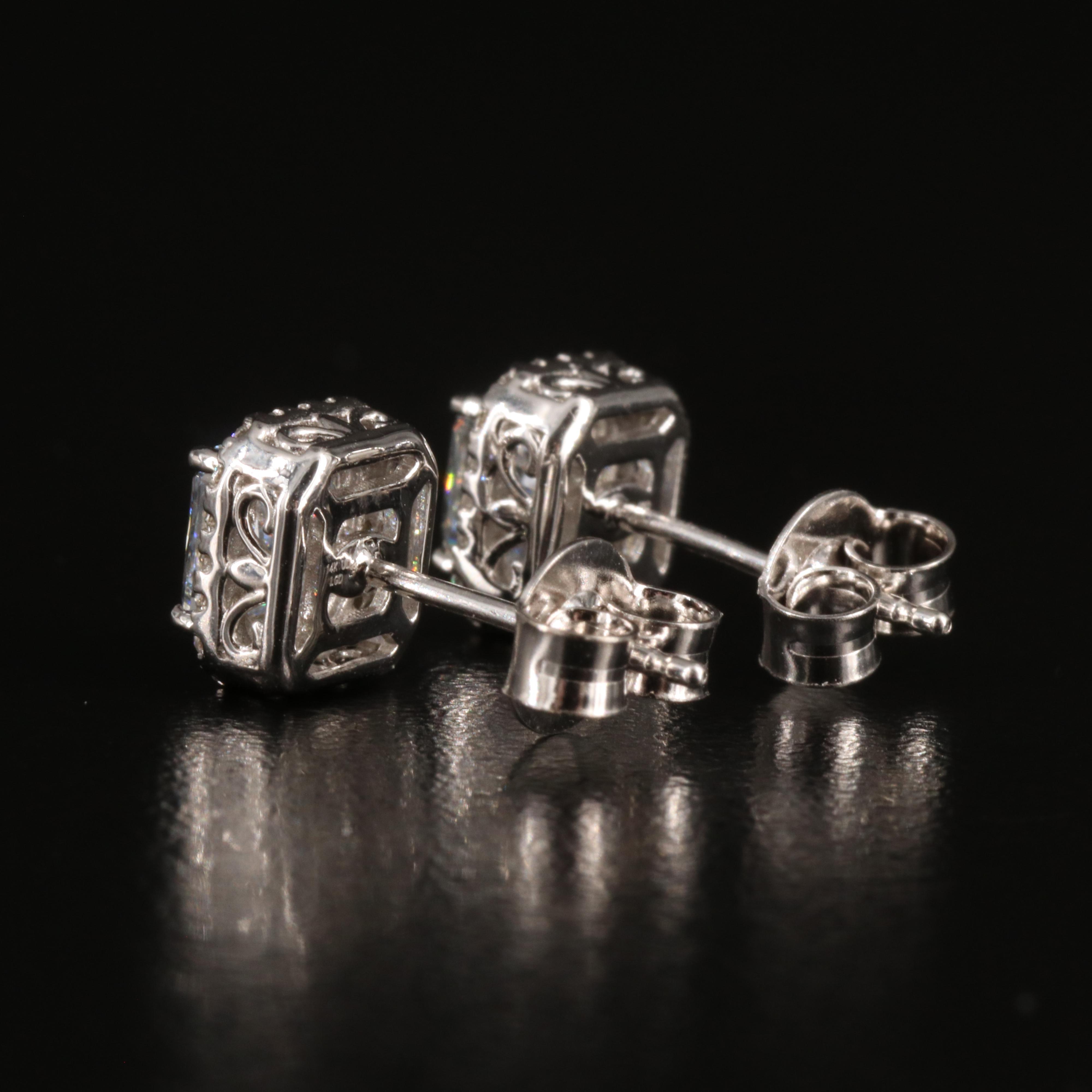 14K 1.42 CTW Lab Grown Diamond Stud Earrings