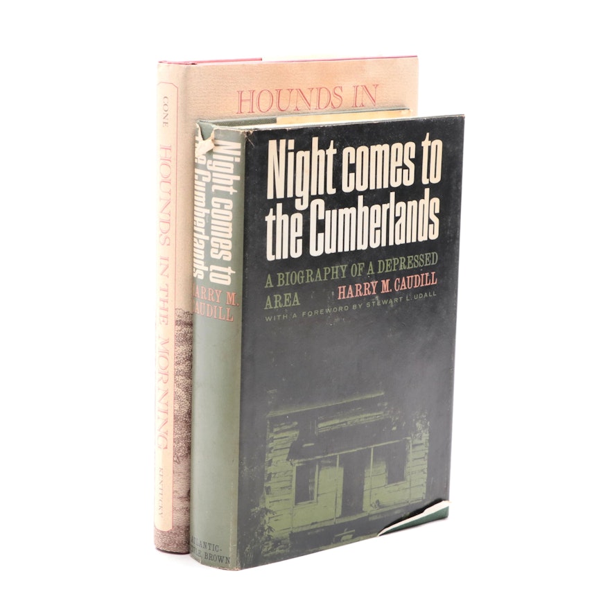 Signed "Night Comes to the Cumberlands" and "Hounds in the Morning"