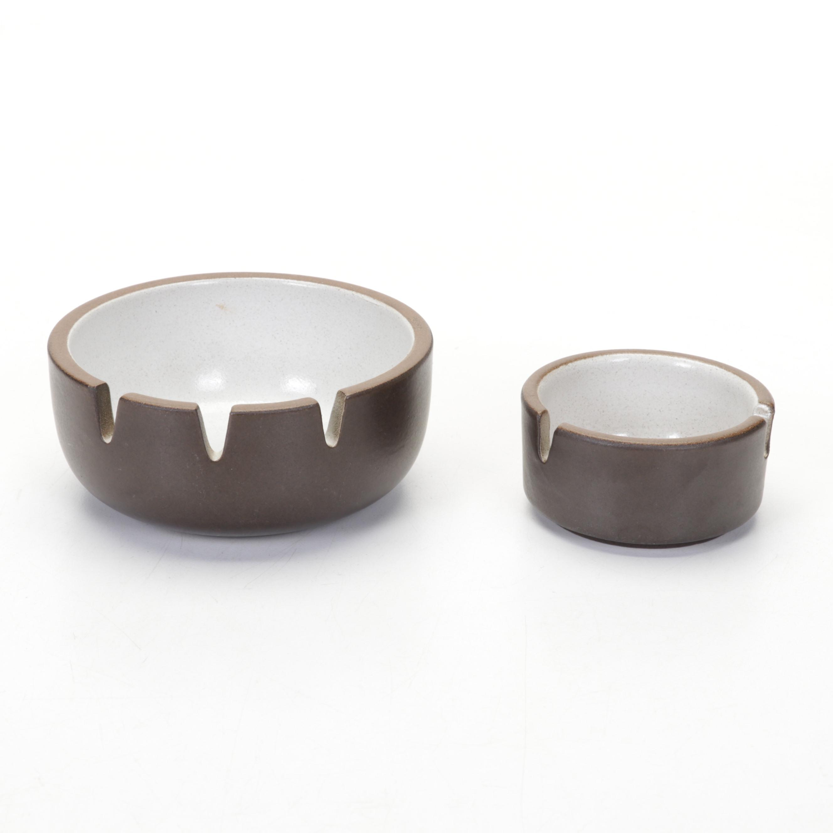 Heath and Erickson Glass Controlled Bubble Ashtray With Kinetic Sculpture