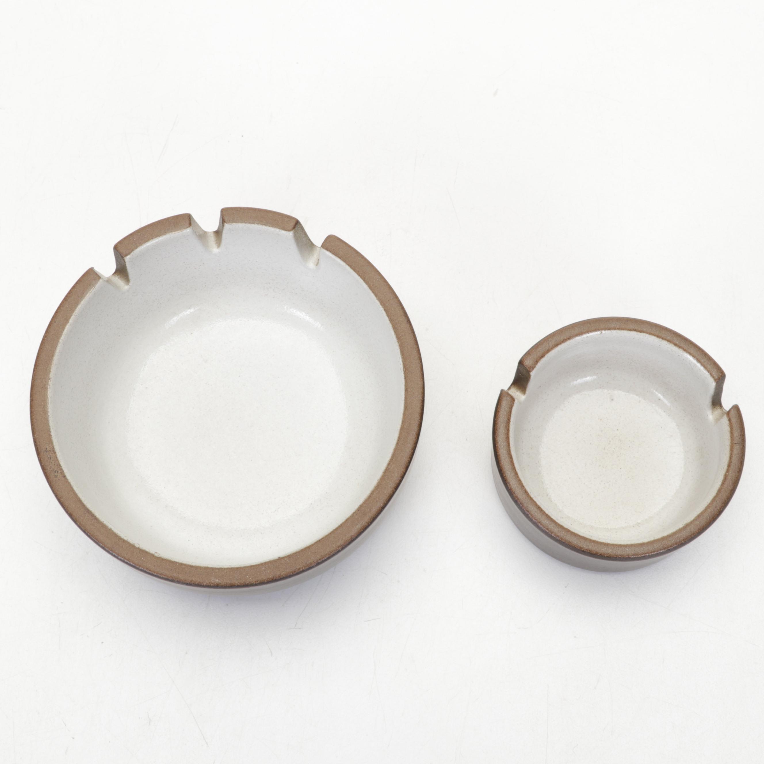 Heath and Erickson Glass Controlled Bubble Ashtray With Kinetic Sculpture