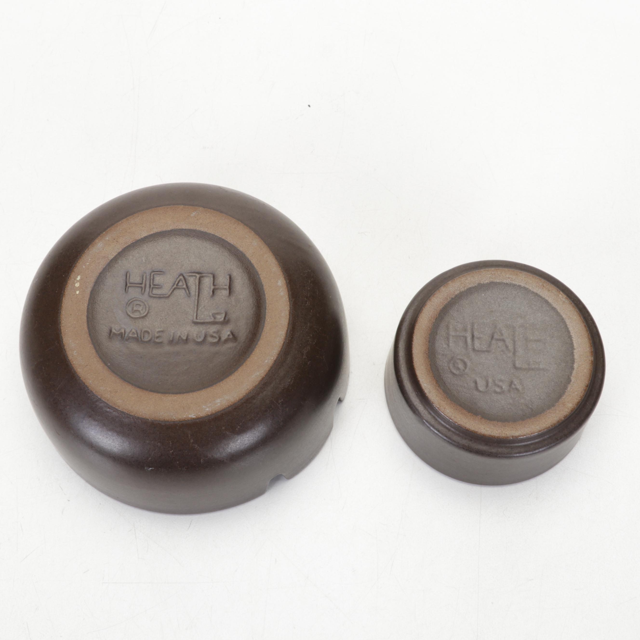 Heath and Erickson Glass Controlled Bubble Ashtray With Kinetic Sculpture