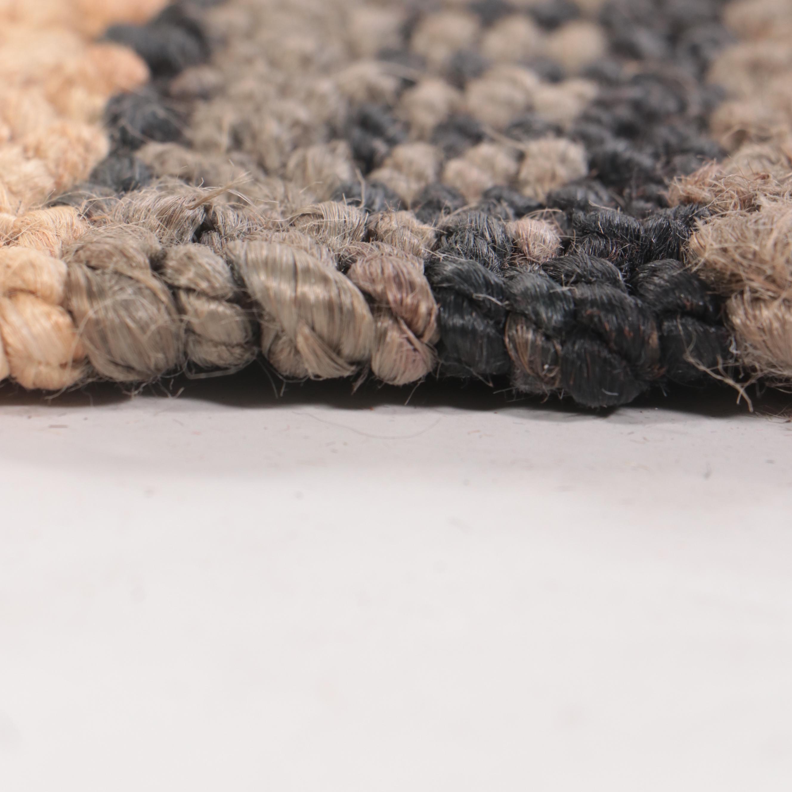 5'1 x 9' Handwoven World Market Indian Jute Area Rug