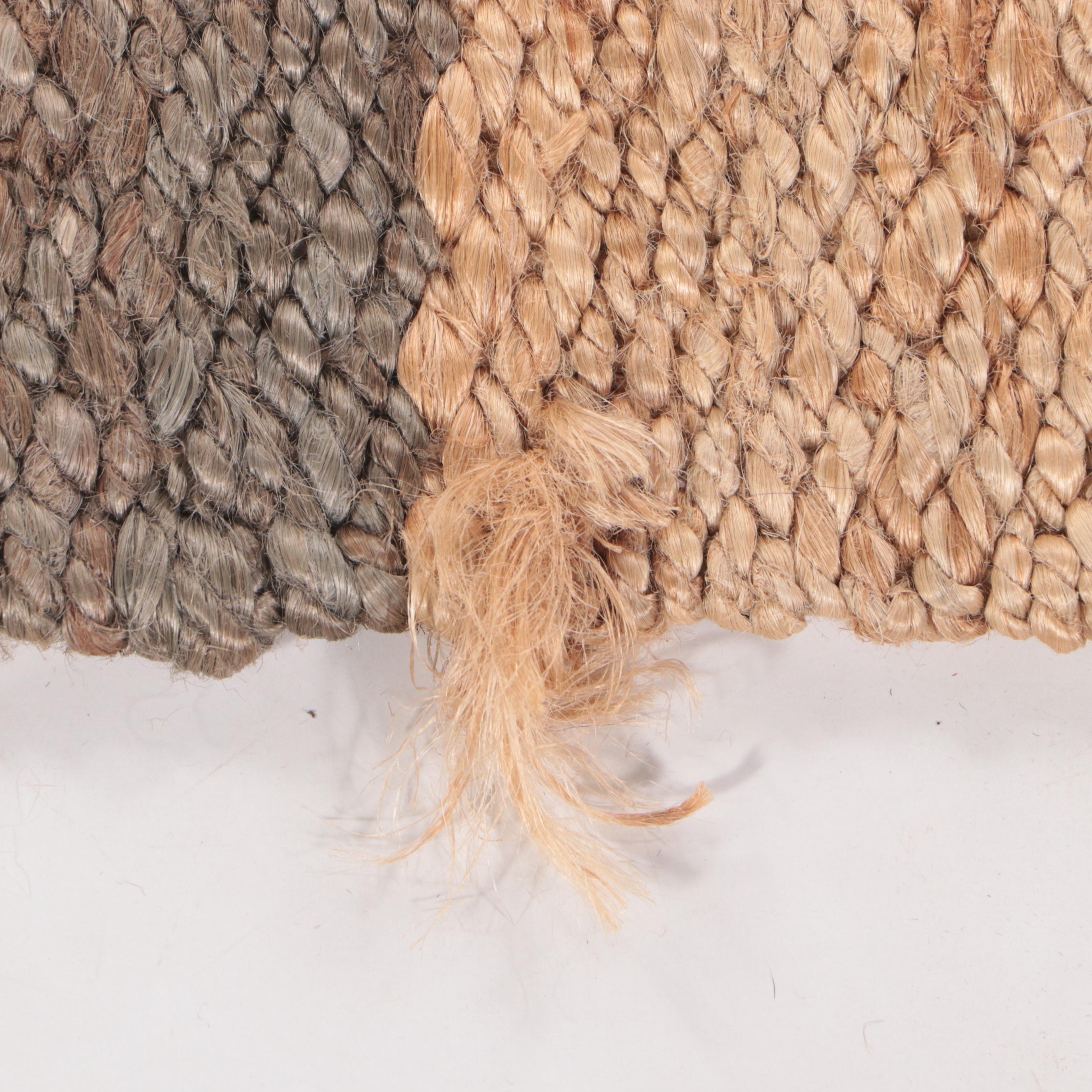 5'1 x 9' Handwoven World Market Indian Jute Area Rug