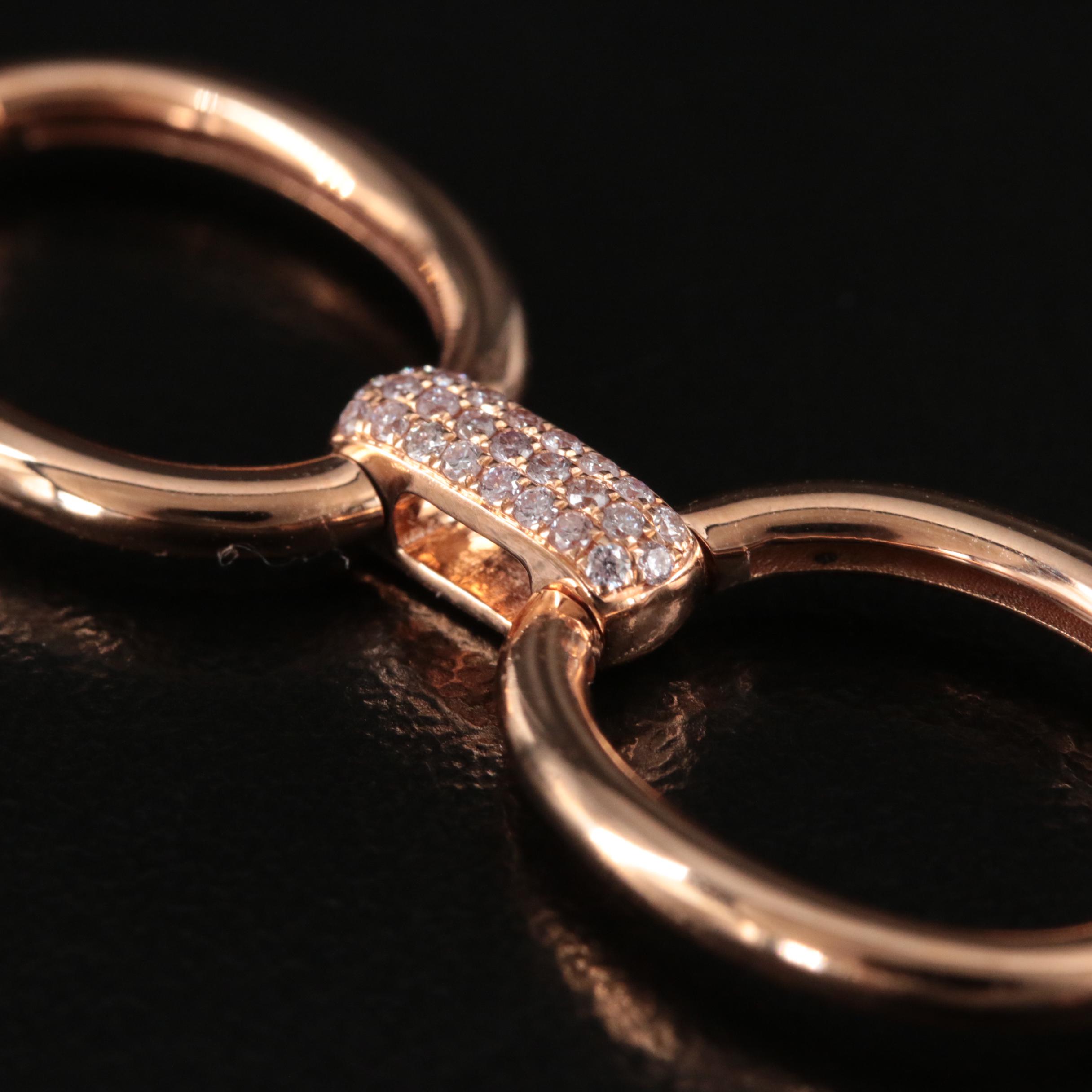 18K Rose Gold 0.86 CTW Diamond Bracelet