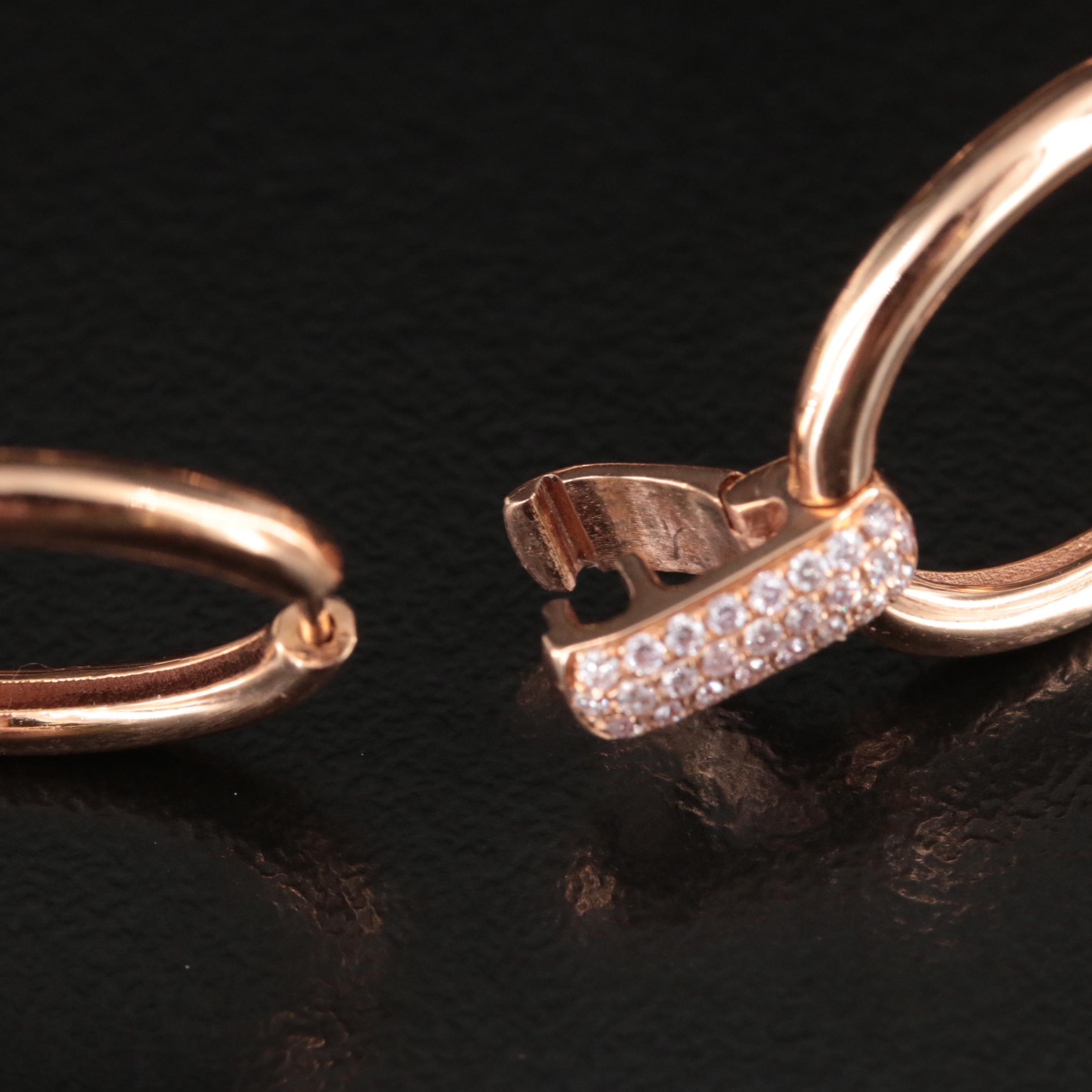 18K Rose Gold 0.86 CTW Diamond Bracelet