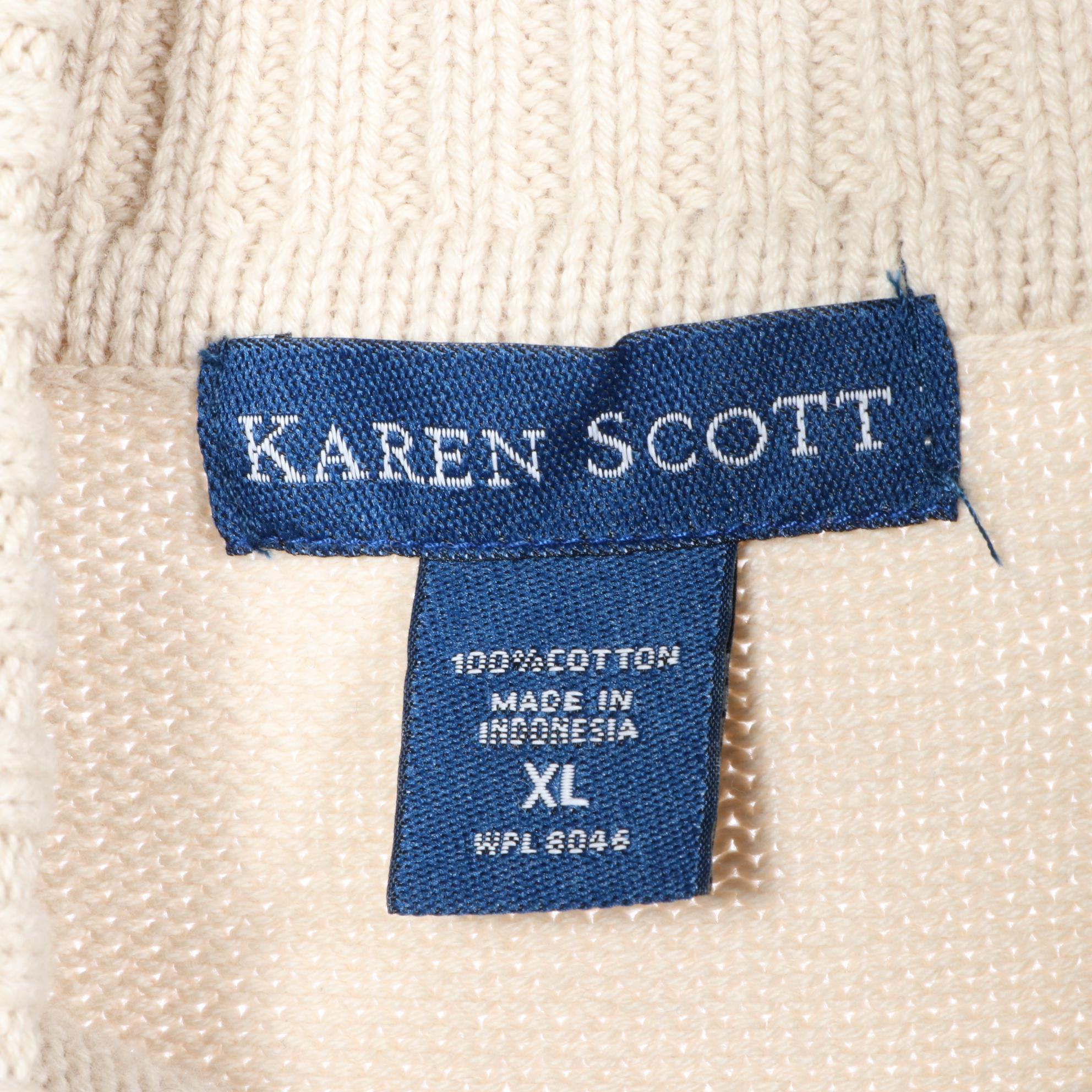 Karen Scott Sweaters and Gloria Vanderbilt Amanda Style Jeans