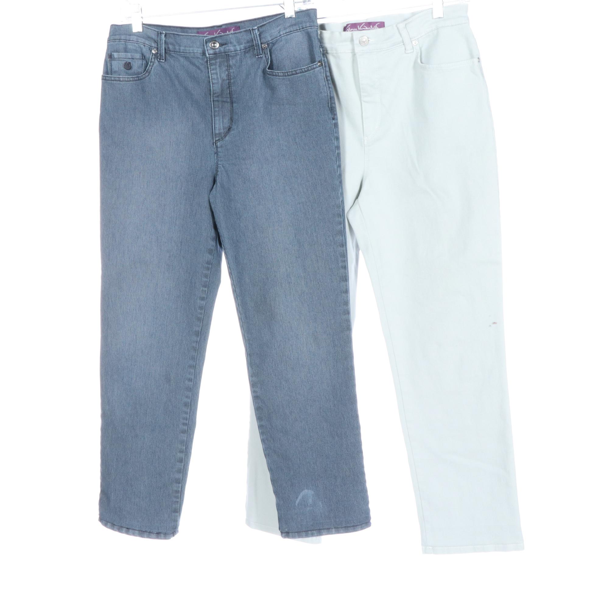 Karen Scott Sweaters and Gloria Vanderbilt Amanda Style Jeans