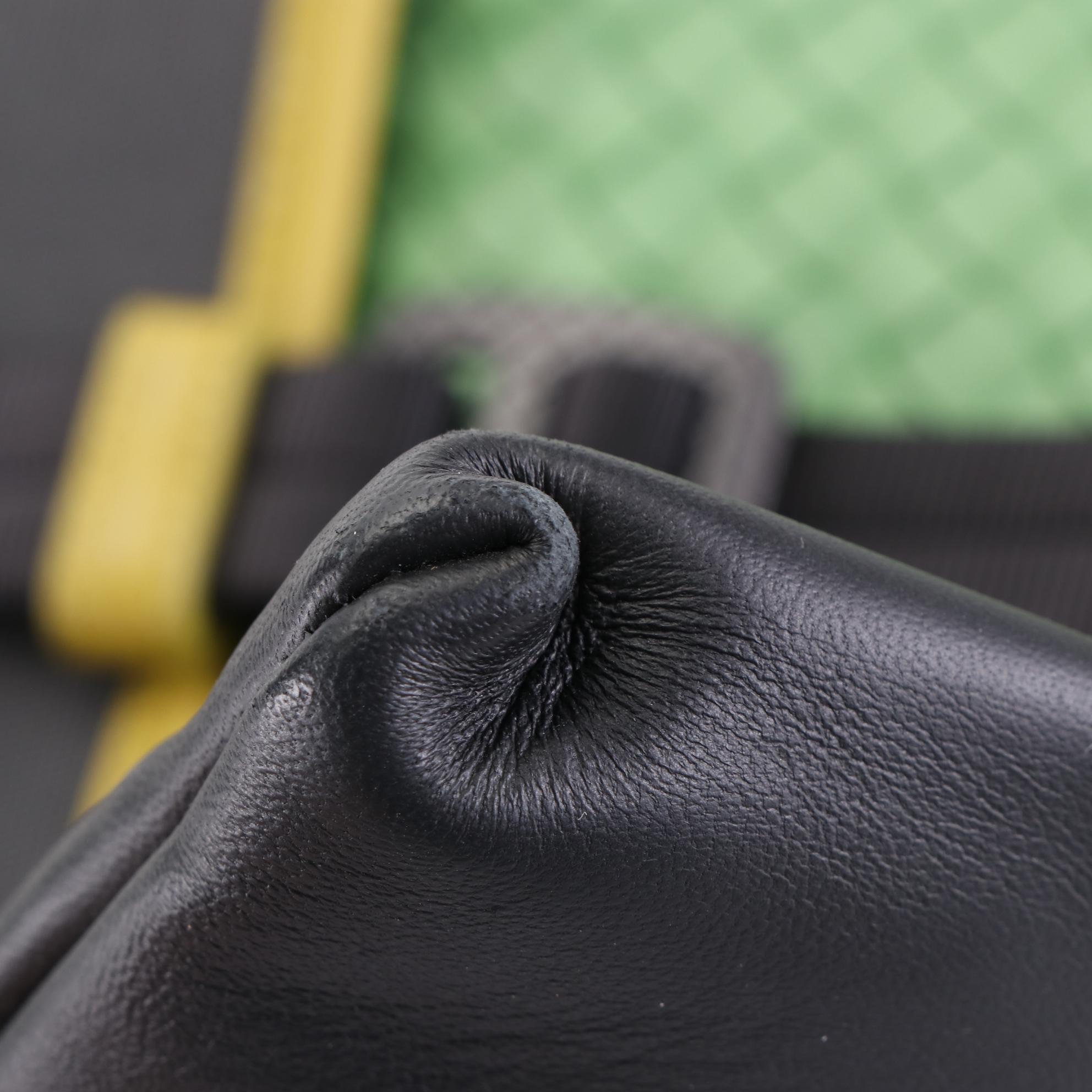 Bottega Veneta Meridian Pouch in Canvas and Intrecciato Leather