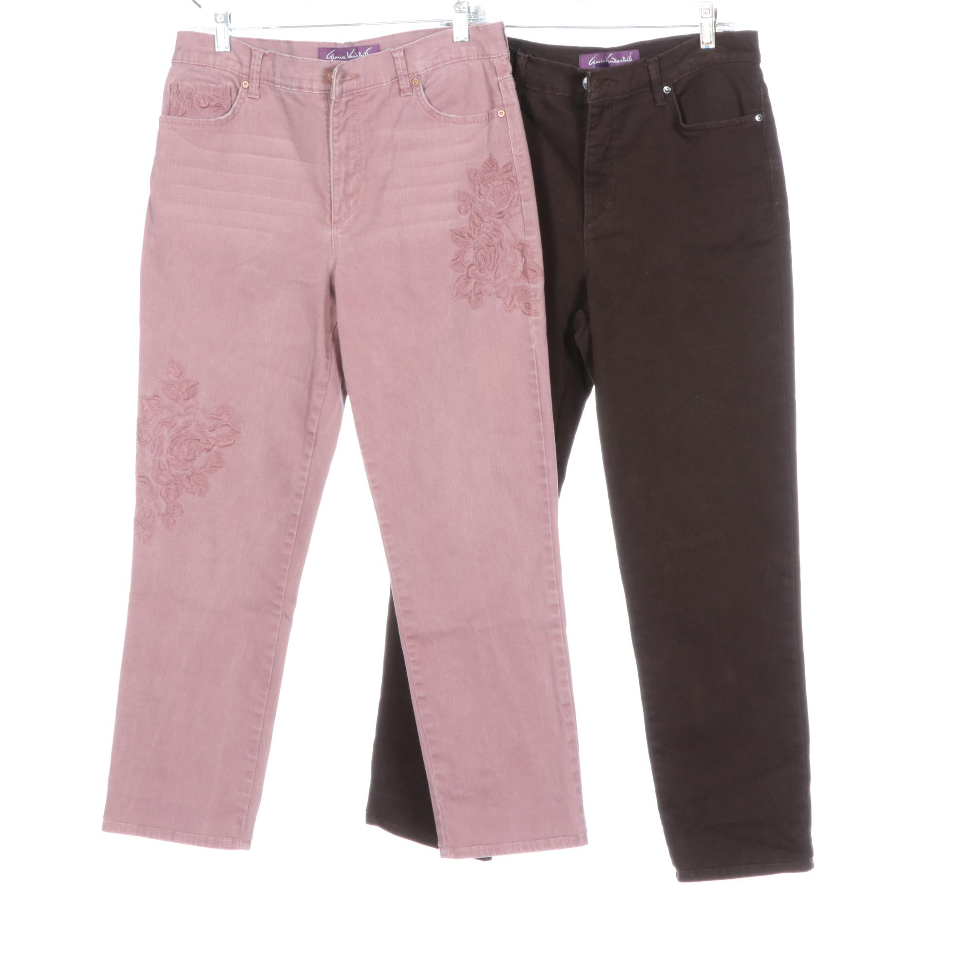 Karen Scott Sweaters and Gloria Vanderbilt Amanda Style Jeans