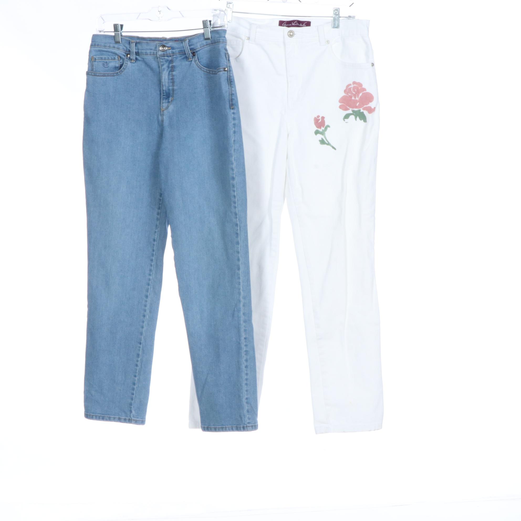 Karen Scott Sweaters and Gloria Vanderbilt Amanda Style Jeans