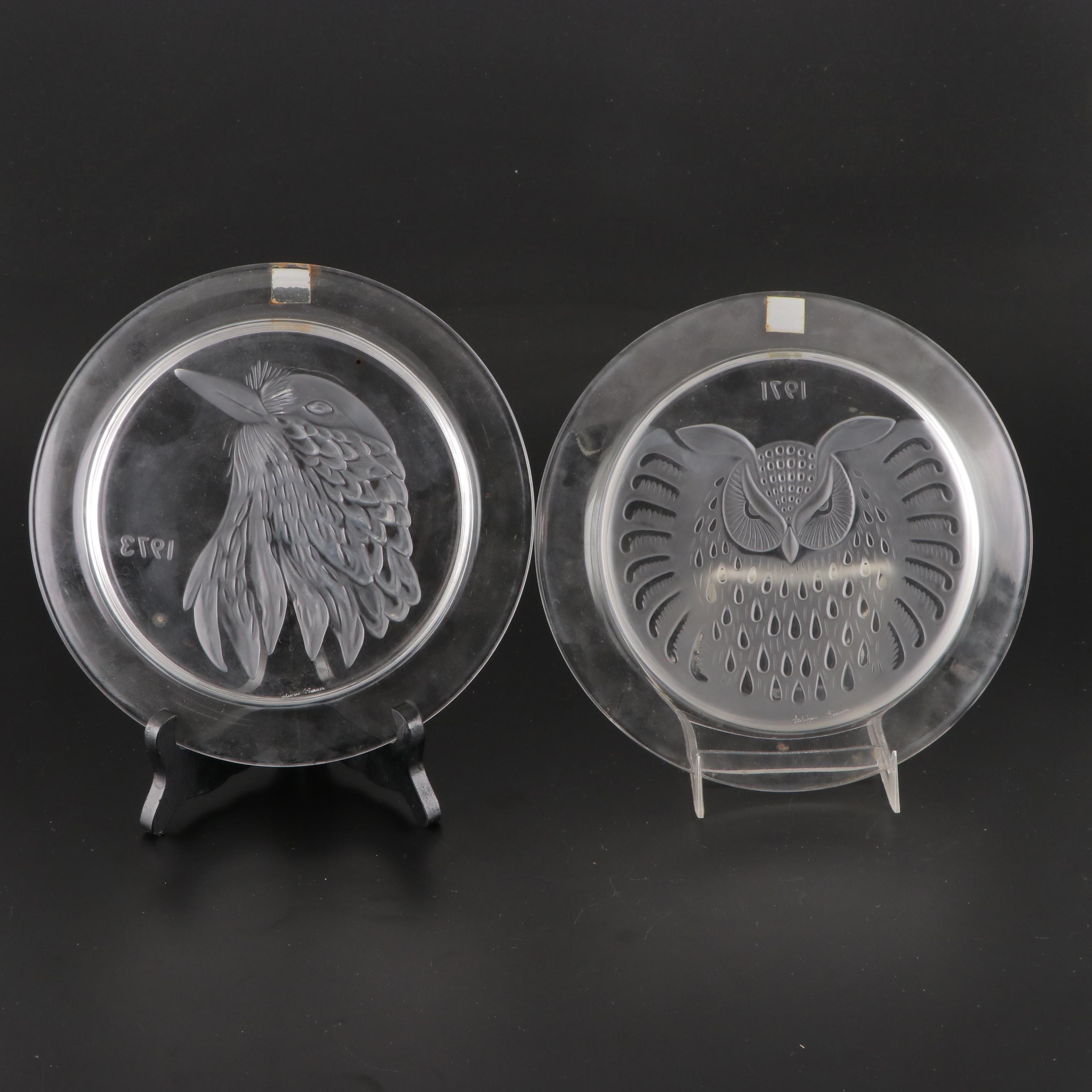 Lalique "Duo de Poisson" and More Annual Crystal Plates, 1971–1976