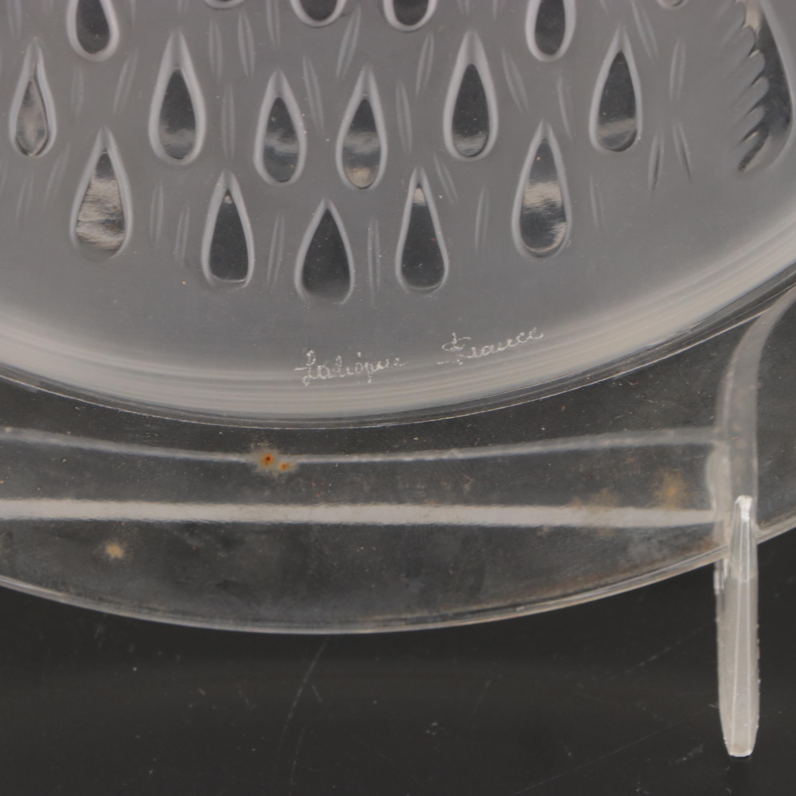 Lalique "Duo de Poisson" and More Annual Crystal Plates, 1971–1976