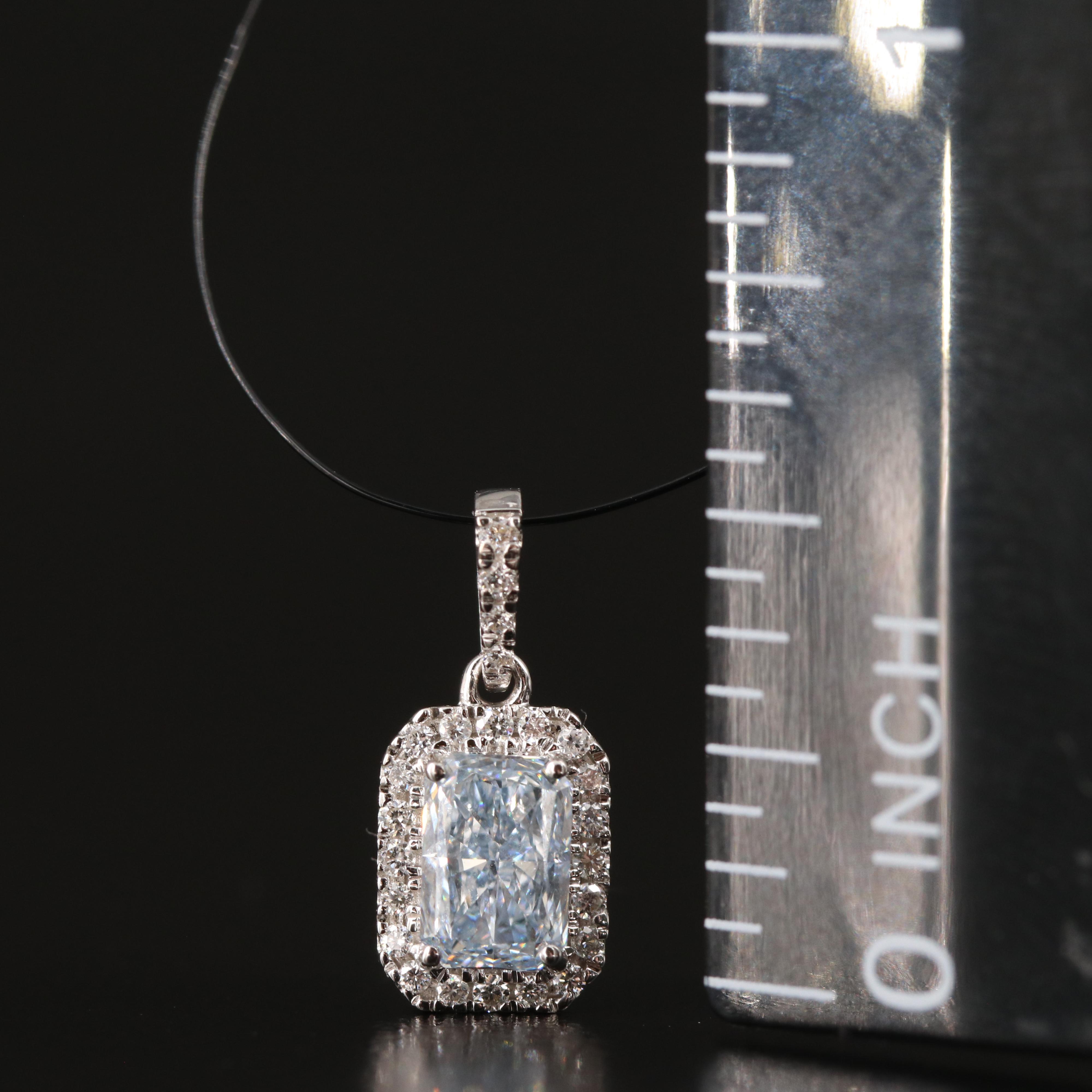 14K 0.69 CTW Lab Grown Diamond Pendant