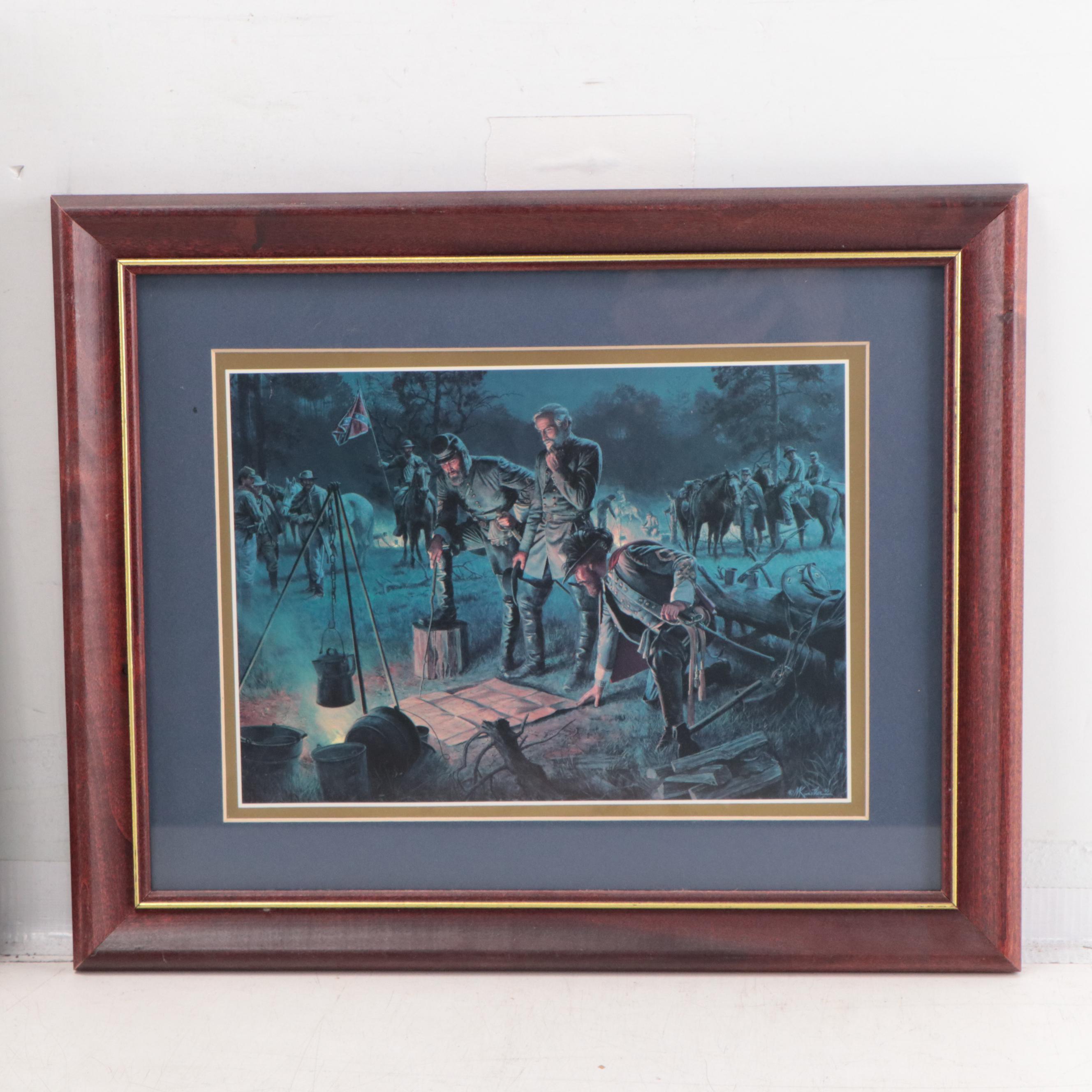 Offset Lithographs After Mort Künstler Including "Chamberlain's Charge"
