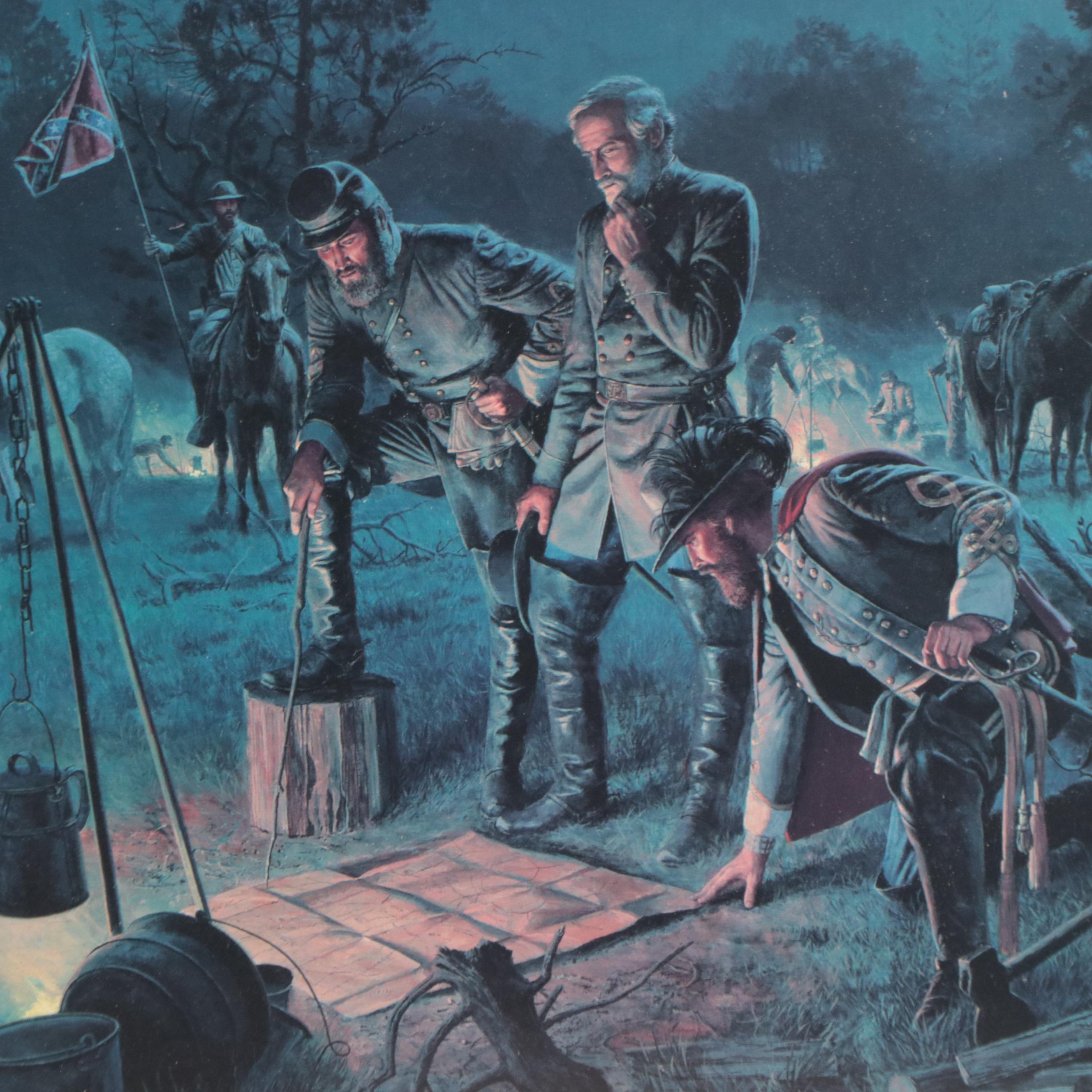 Offset Lithographs After Mort Künstler Including "Chamberlain's Charge"