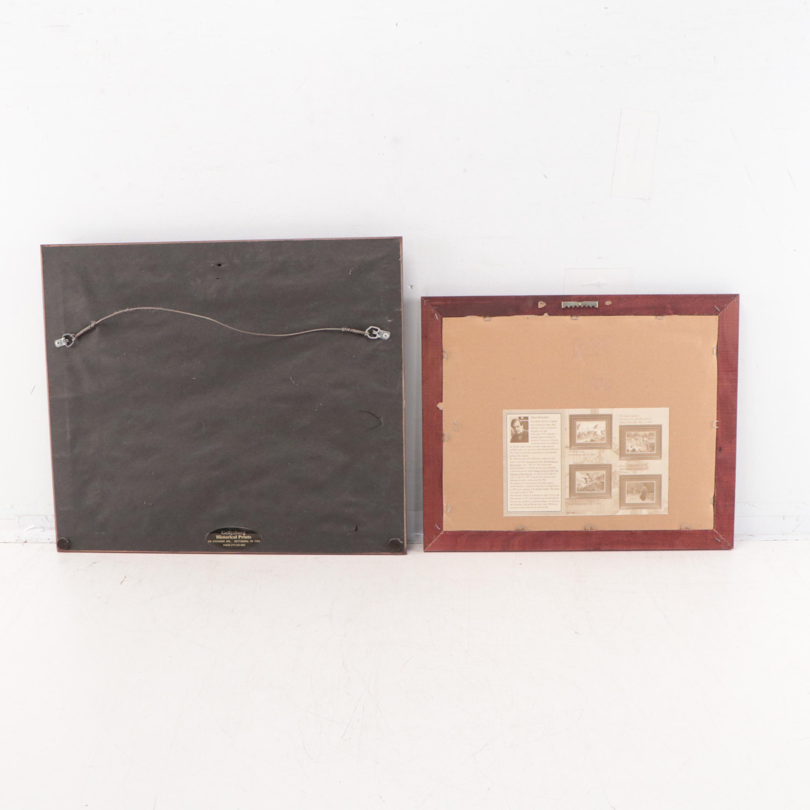 Offset Lithographs After Mort Künstler Including "Chamberlain's Charge"