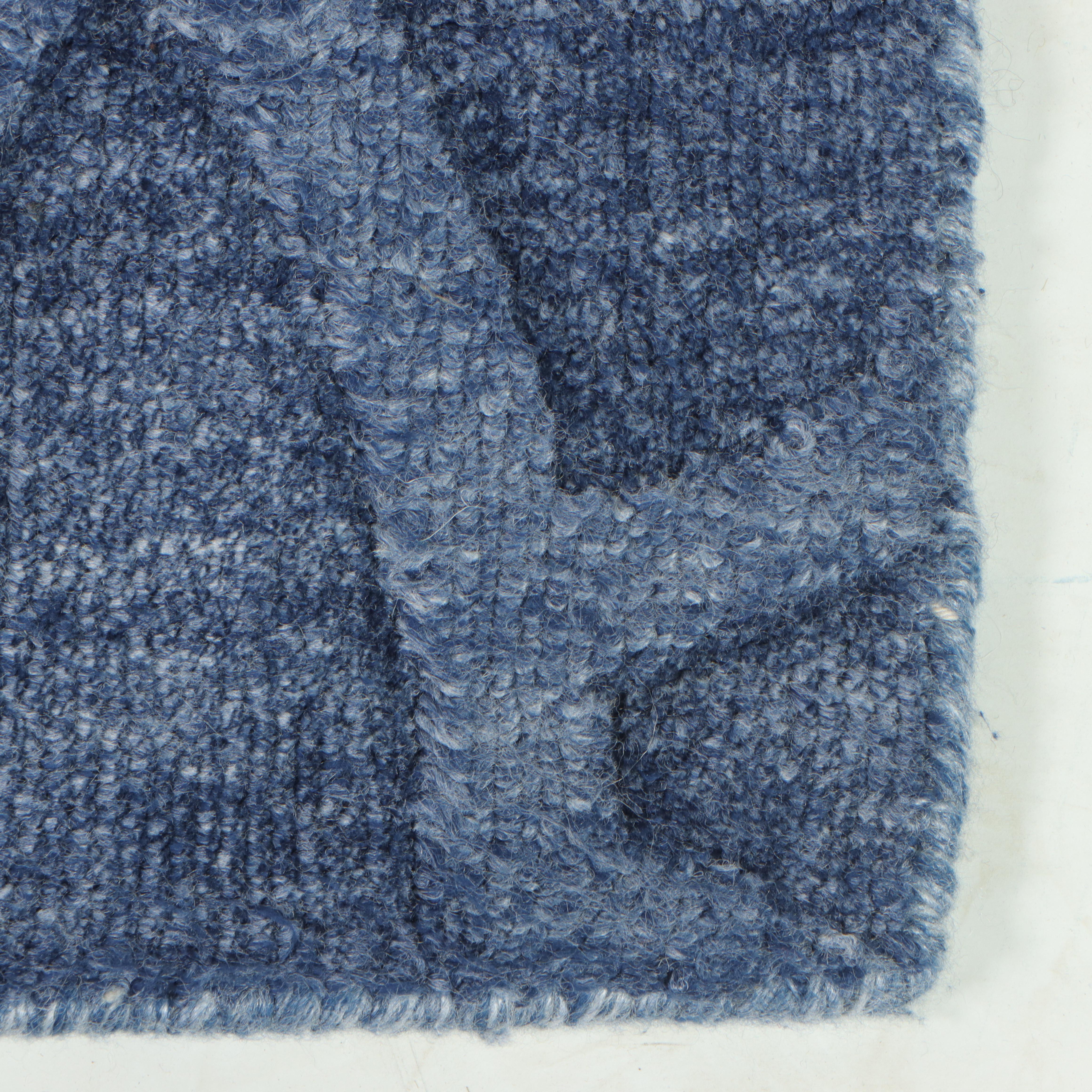 4'11 x 7'11 Hand-Knotted Contemporary Geometric Area Rug