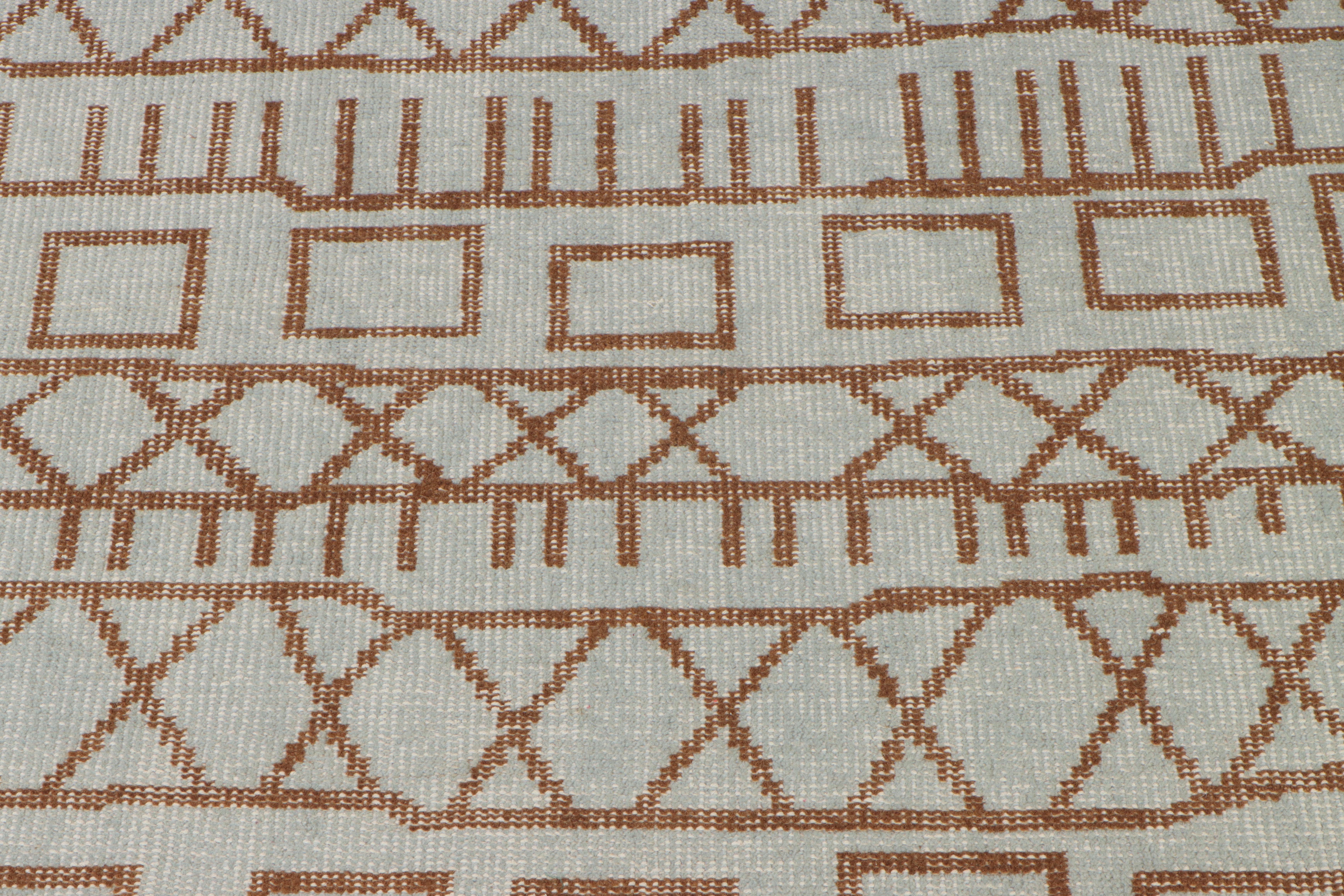 5'1 x 8' Hand-Knotted Mixed Technique Moroccan Contemporary Area Rug