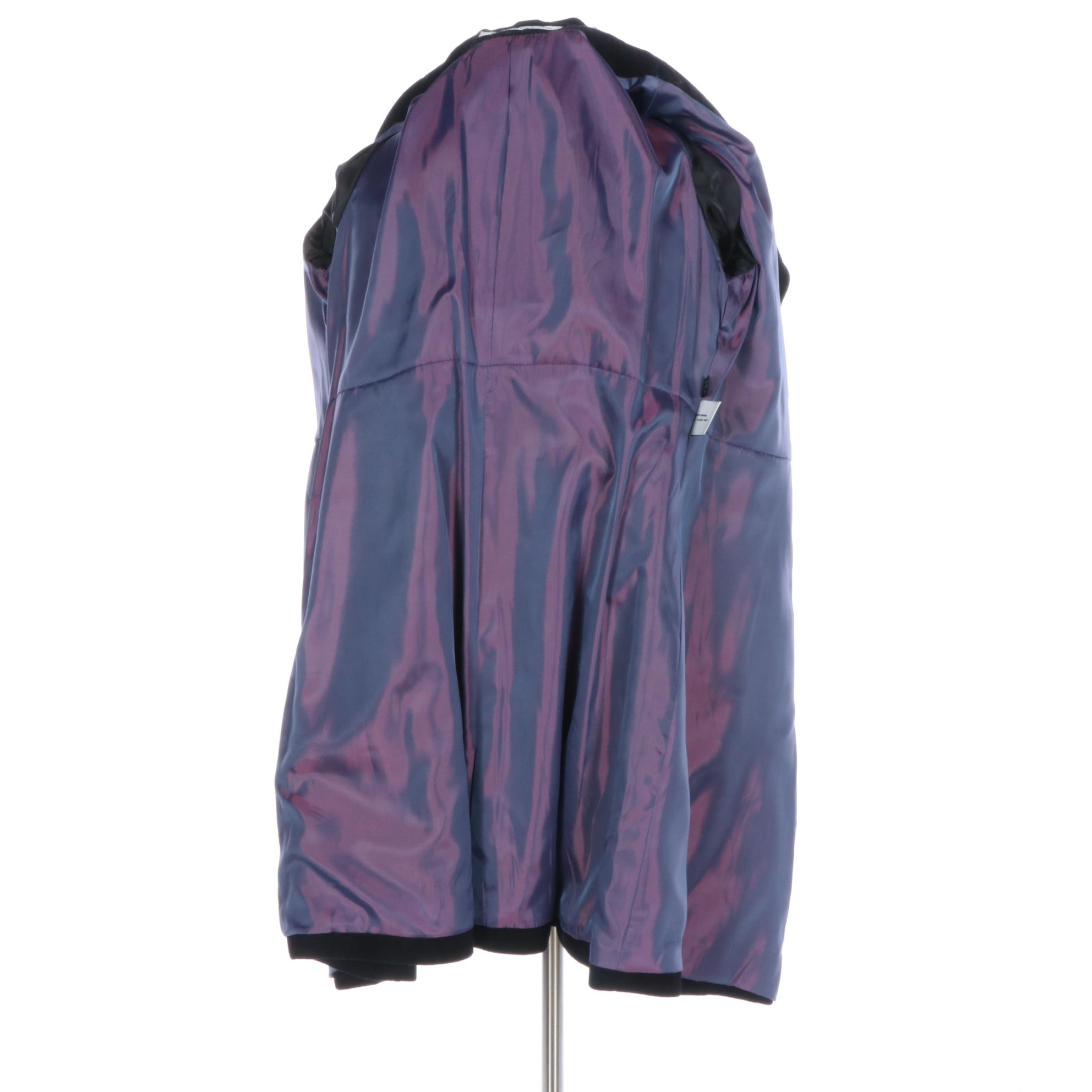 Kenneth Cole Woolen Coat with Notch Lapel