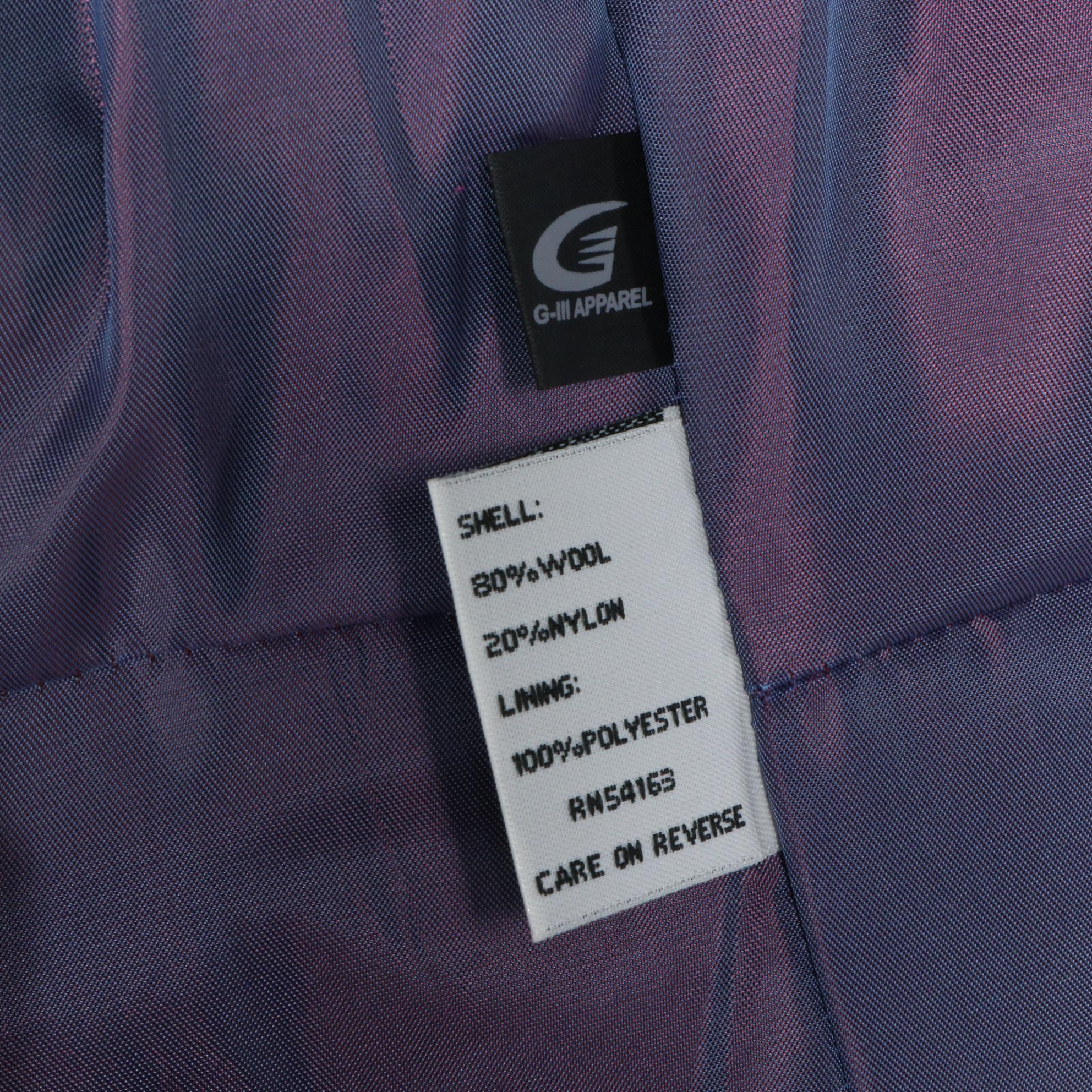 Kenneth Cole Woolen Coat with Notch Lapel