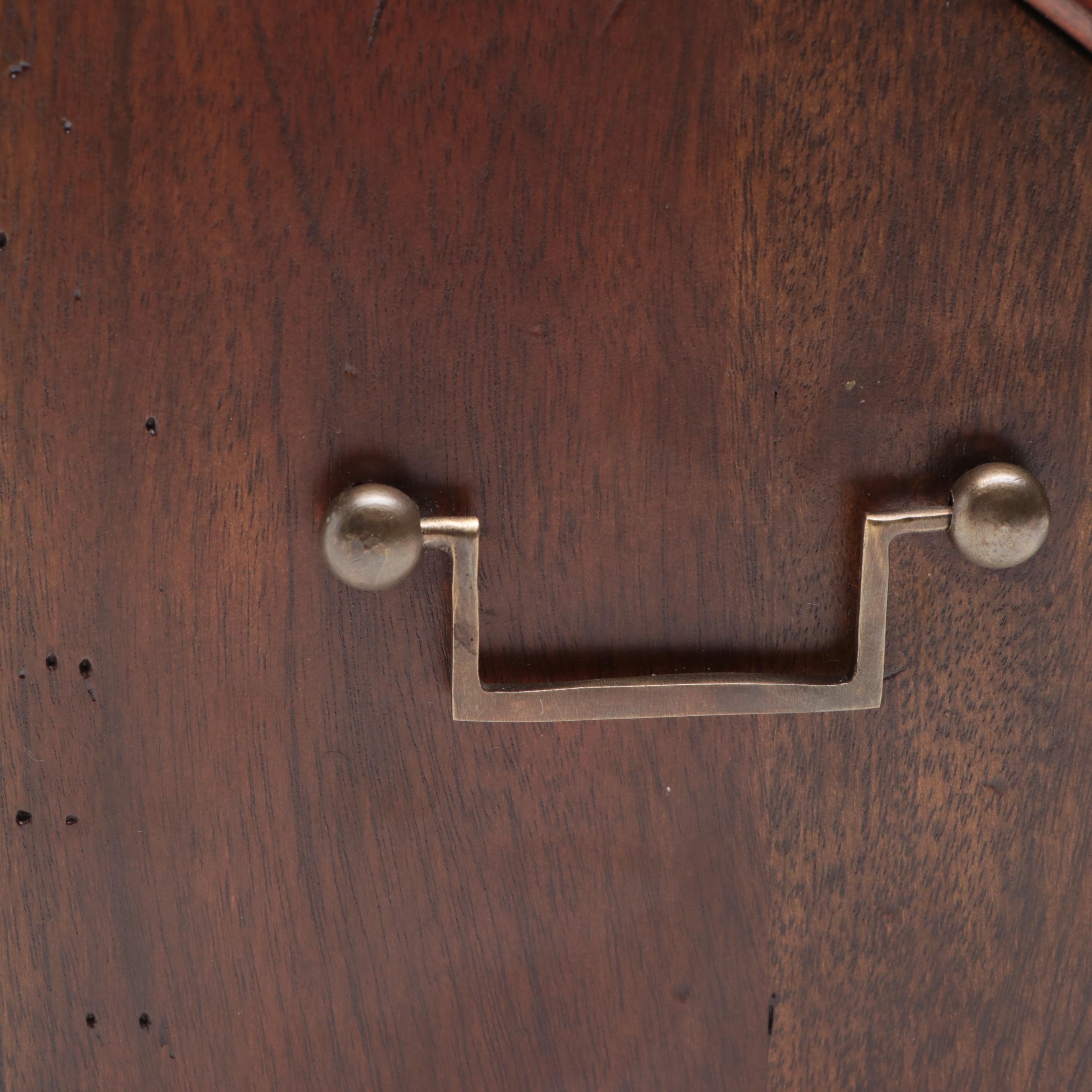 George III Style Mahogany Knife Box, Late 20th Century